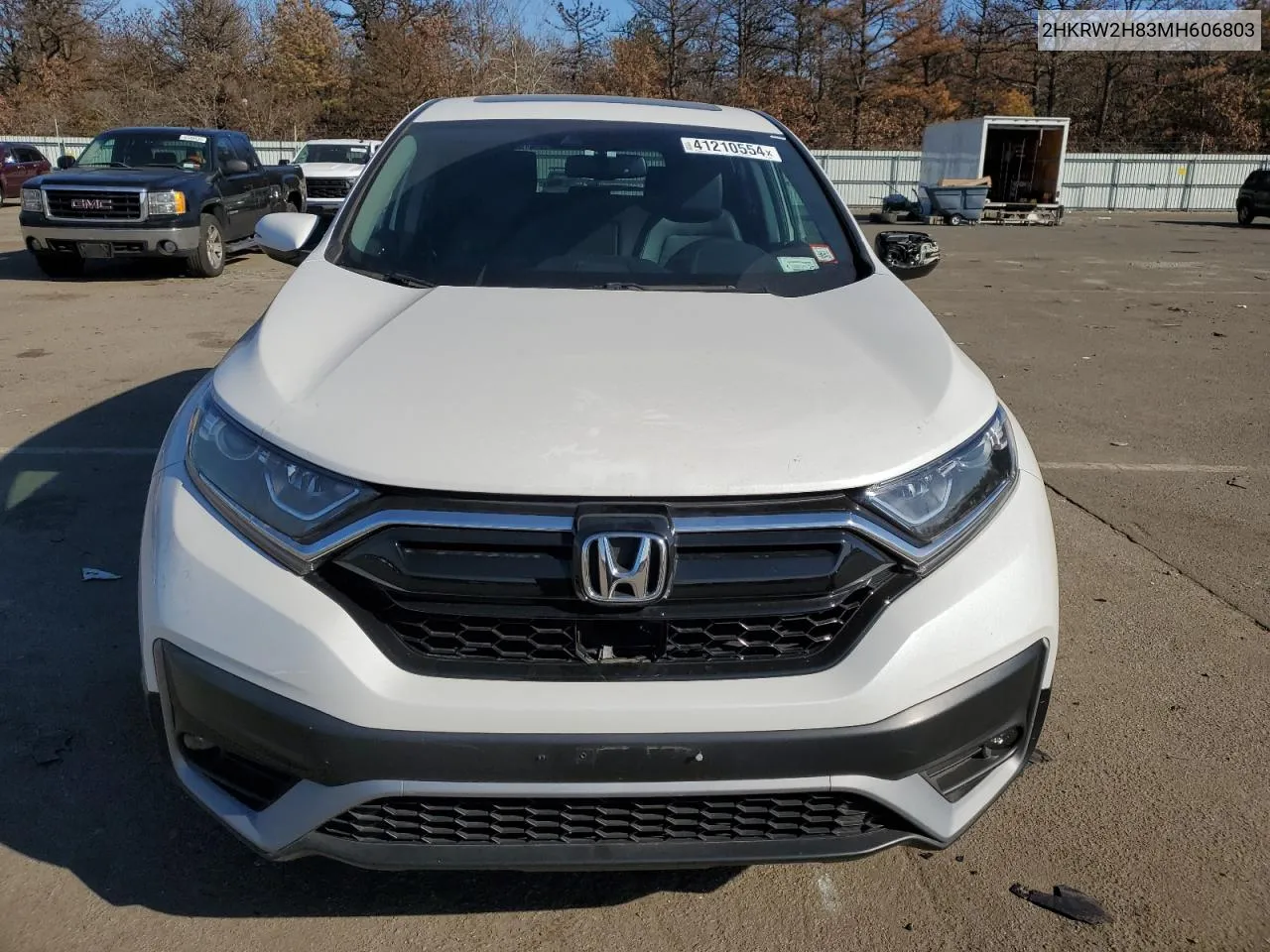 2021 Honda Cr-V Exl VIN: 2HKRW2H83MH606803 Lot: 41210554