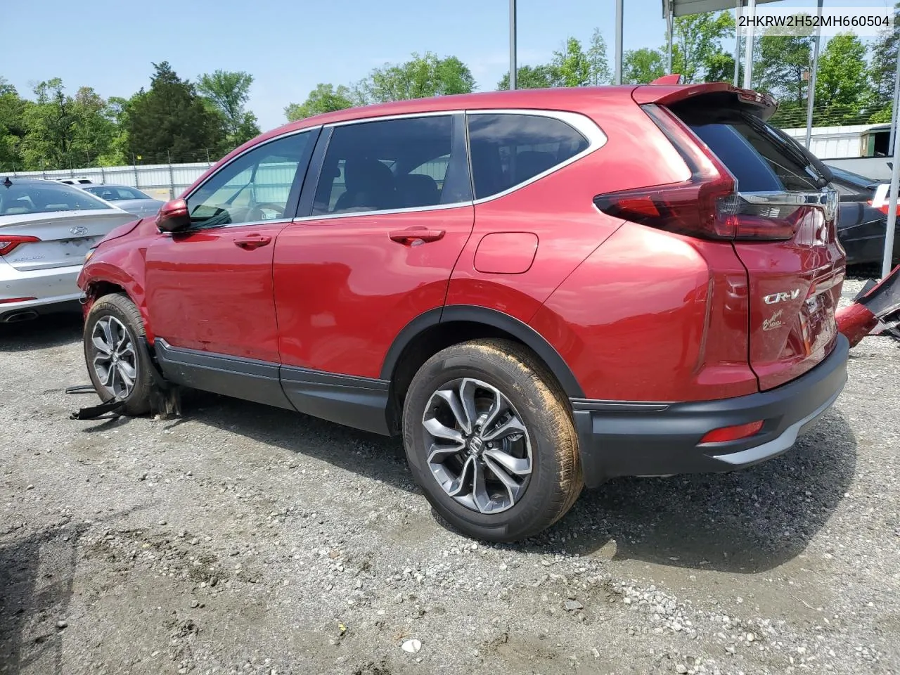 2021 Honda Cr-V Ex VIN: 2HKRW2H52MH660504 Lot: 53370324