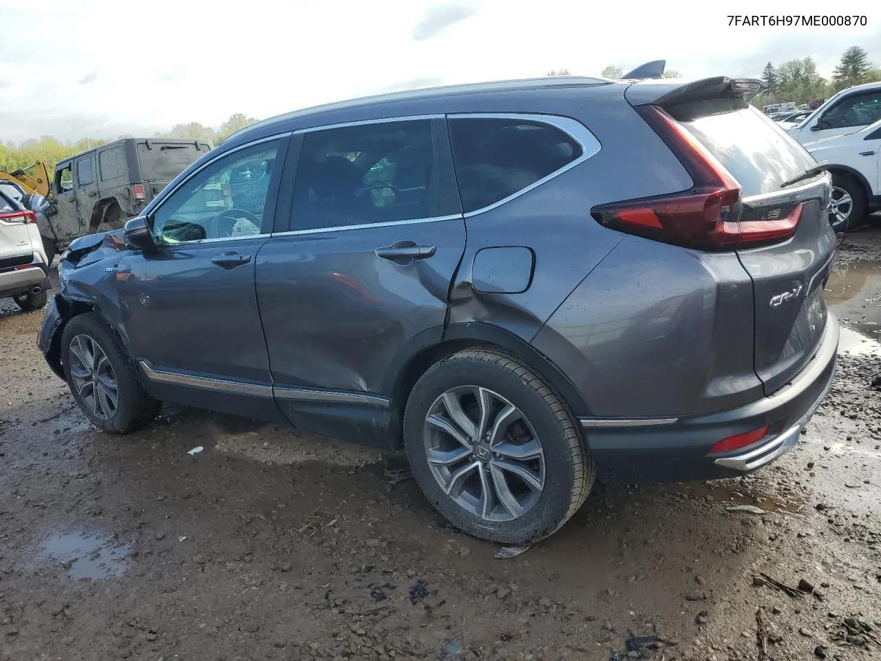 2021 Honda Cr-V Touring VIN: 7FART6H97ME000870 Lot: 53641824