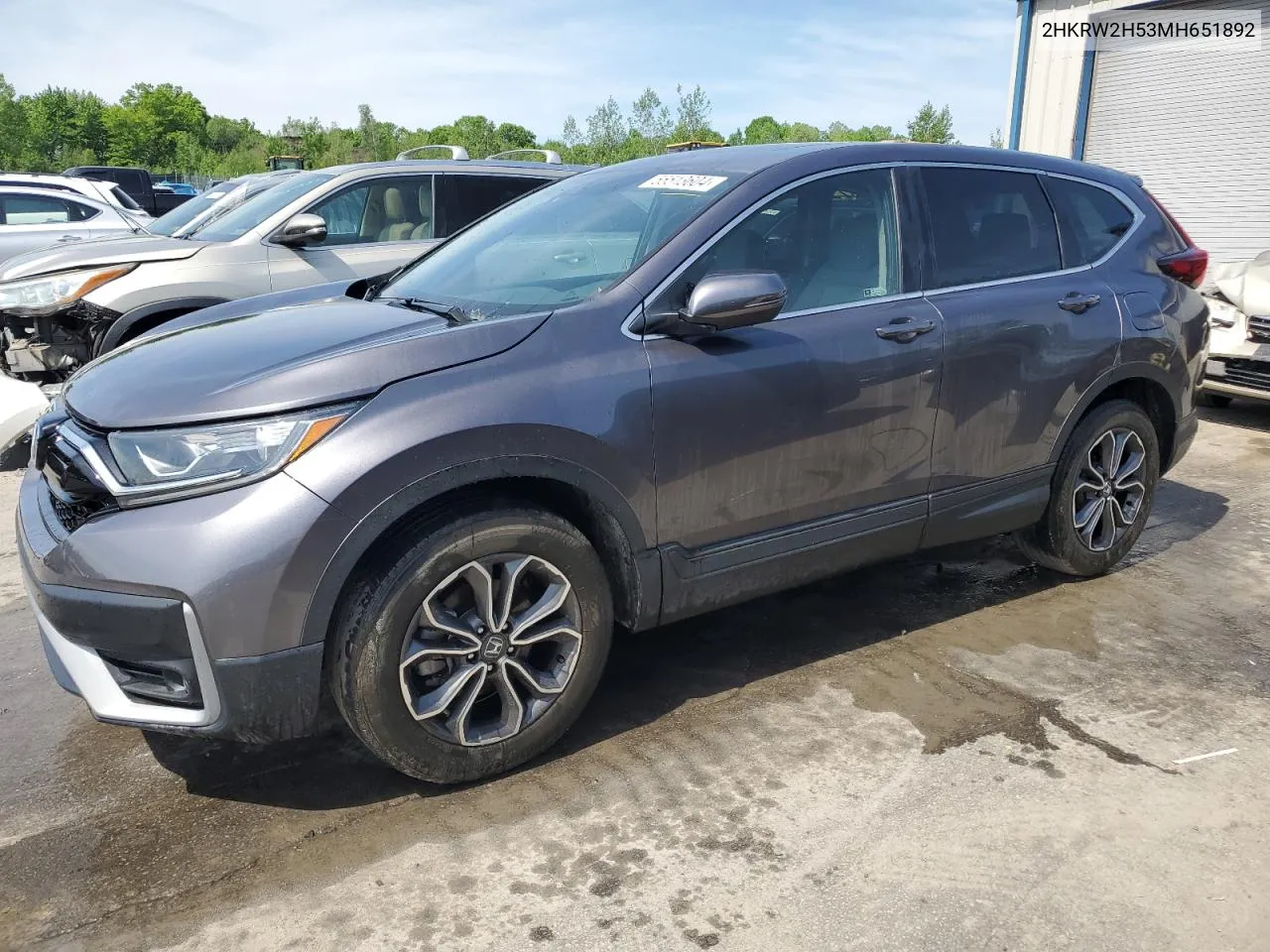 2021 Honda Cr-V Ex VIN: 2HKRW2H53MH651892 Lot: 55513604