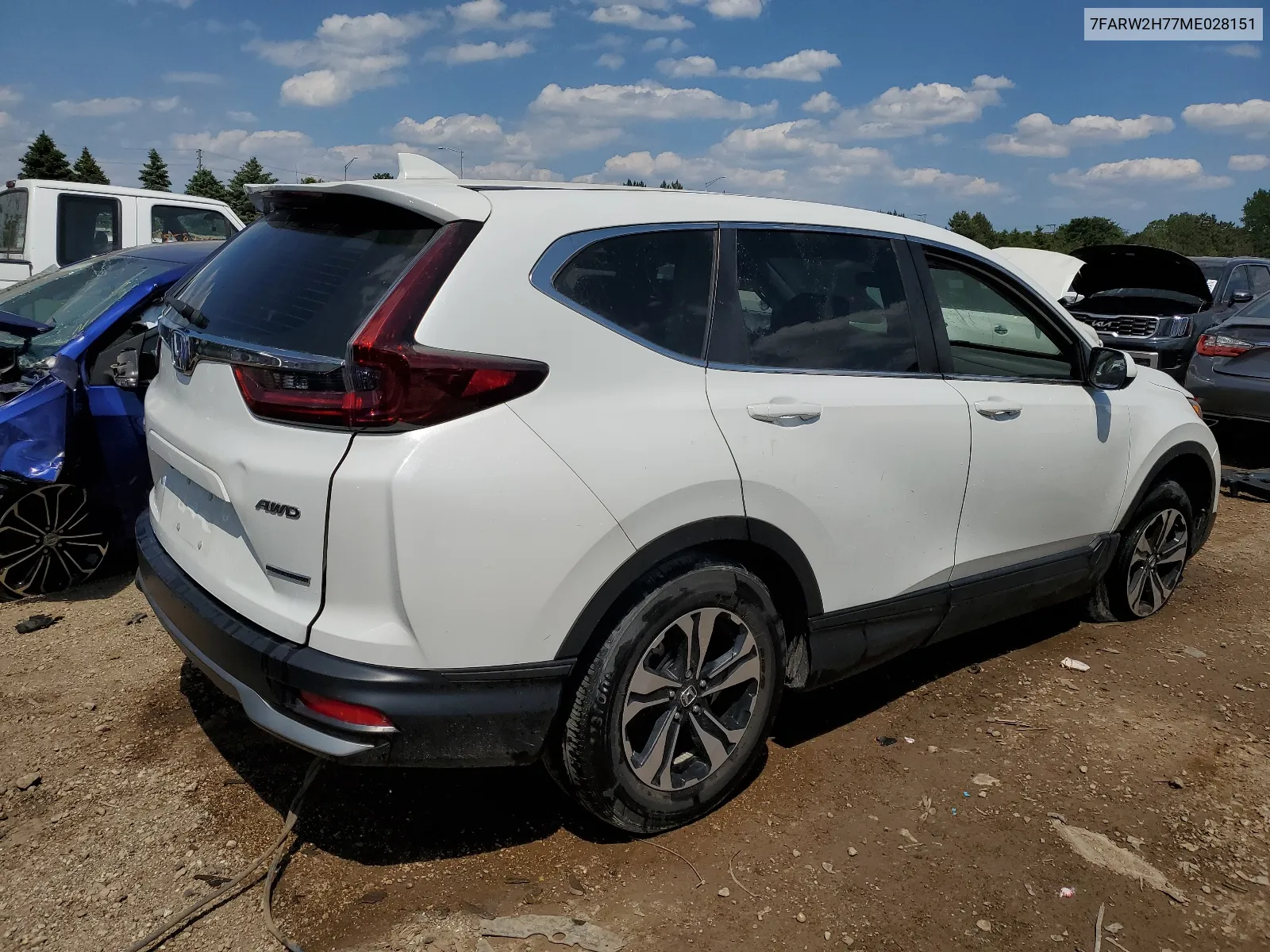 2021 Honda Cr-V Se VIN: 7FARW2H77ME028151 Lot: 55670434