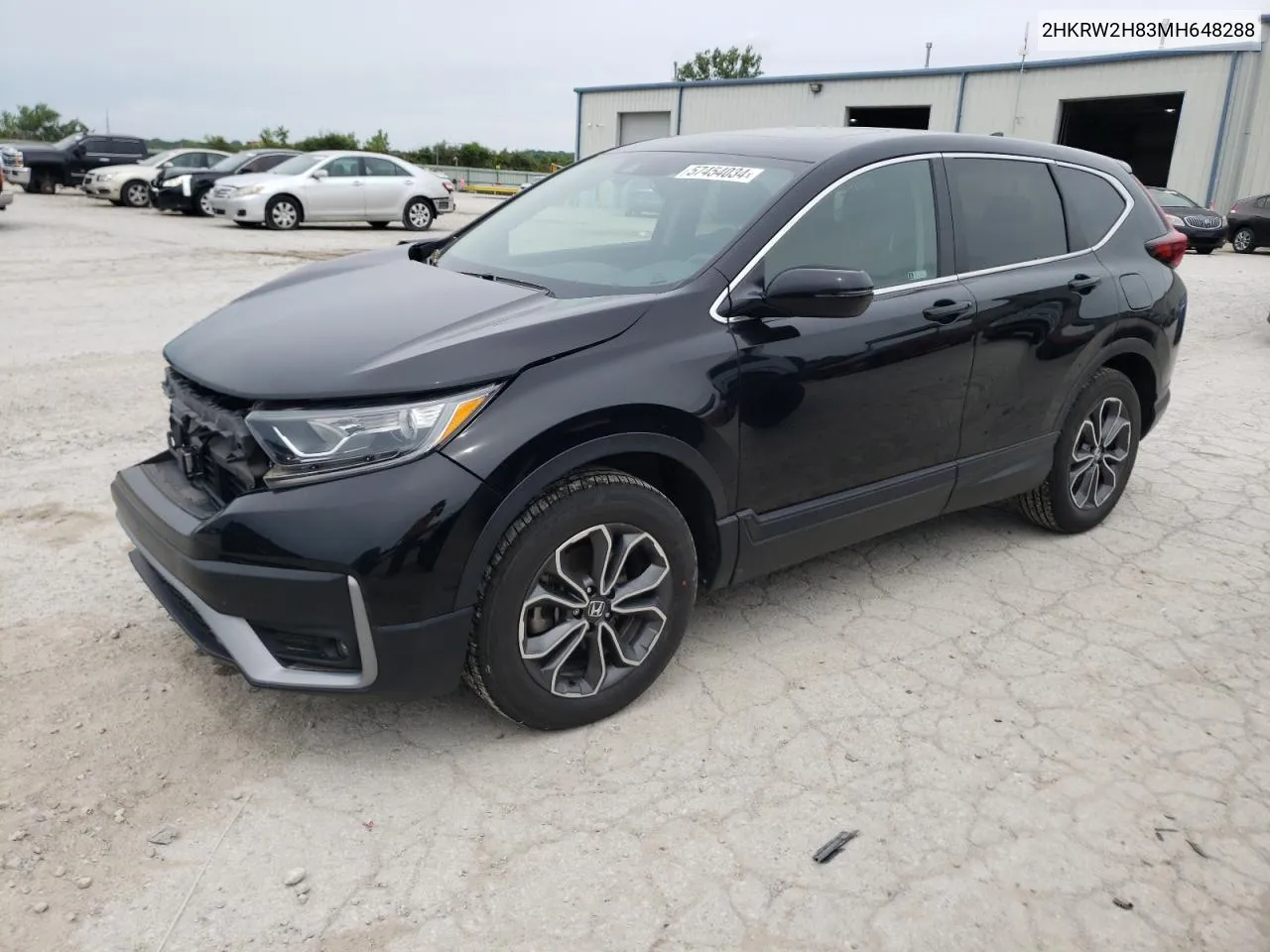 2021 Honda Cr-V Exl VIN: 2HKRW2H83MH648288 Lot: 57454034