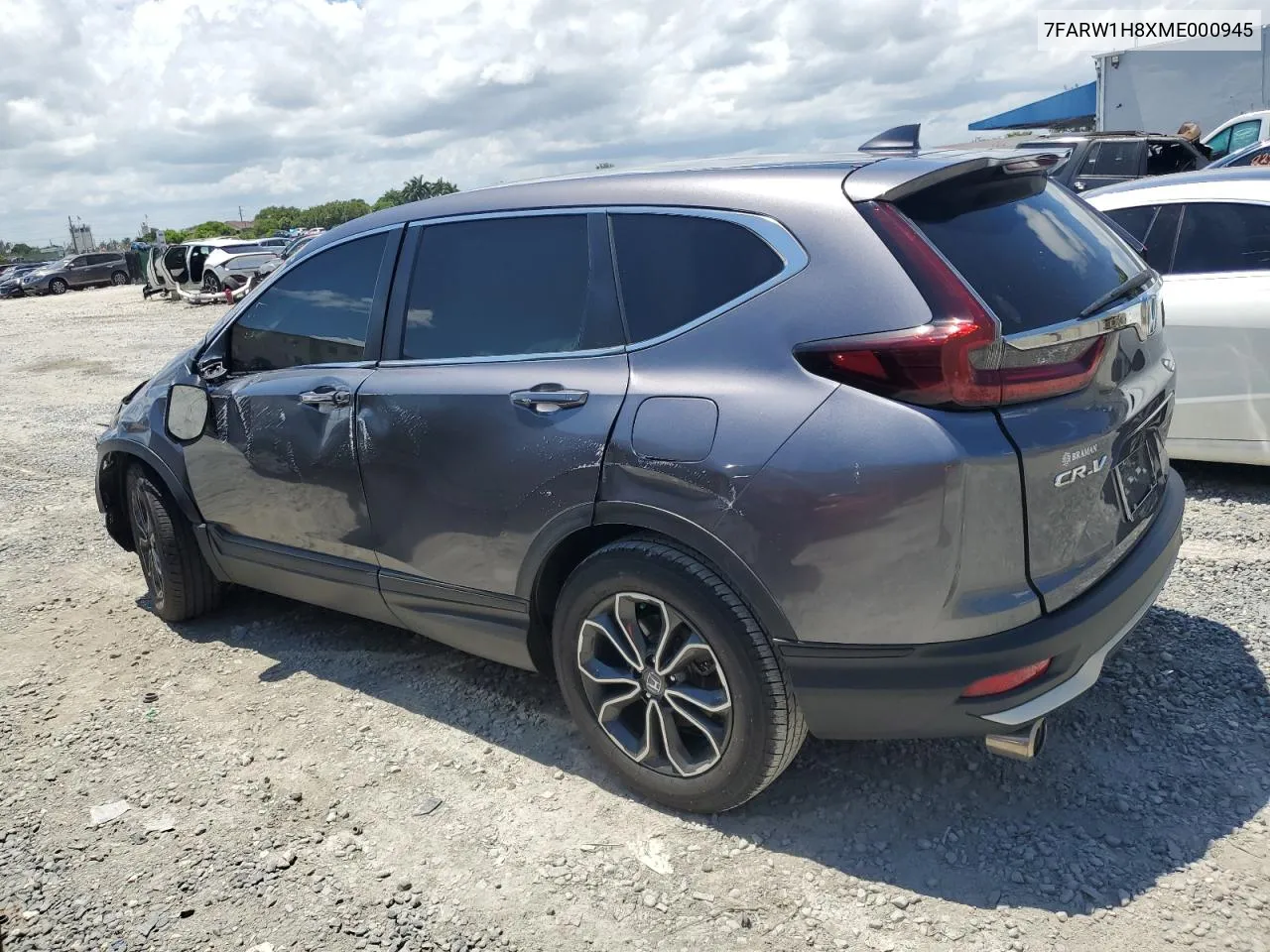 2021 Honda Cr-V Exl VIN: 7FARW1H8XME000945 Lot: 57480504