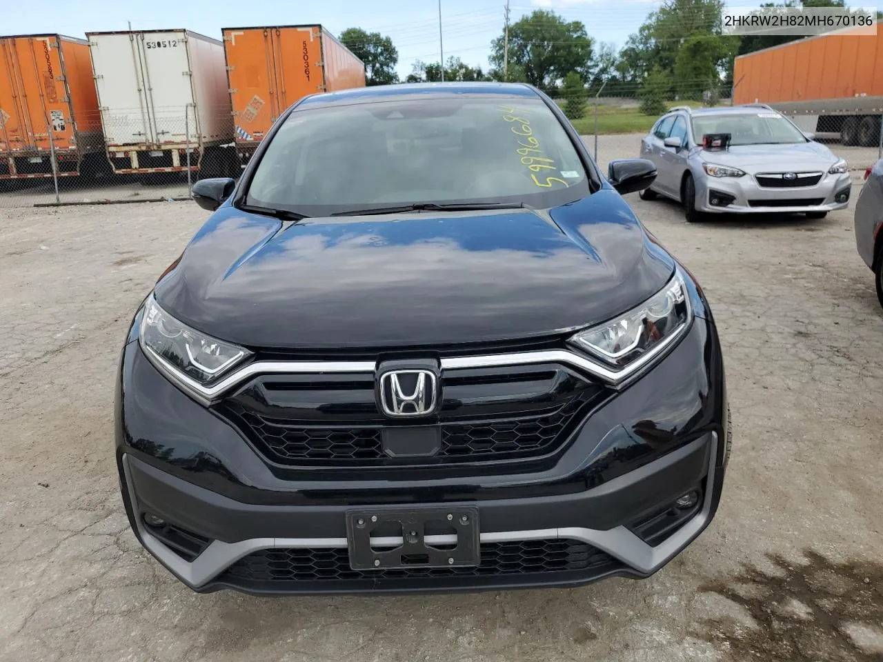 2HKRW2H82MH670136 2021 Honda Cr-V Exl