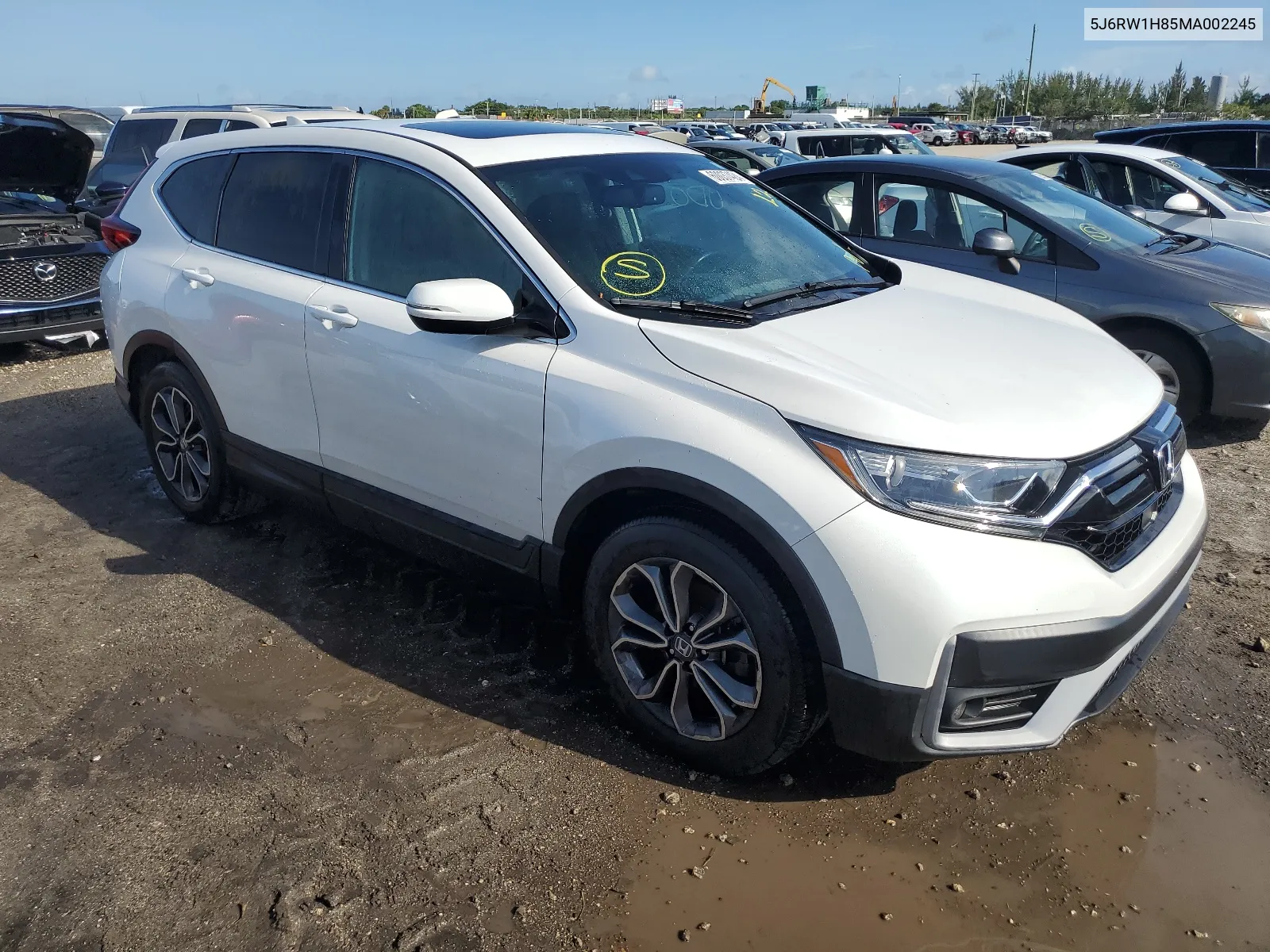 5J6RW1H85MA002245 2021 Honda Cr-V Exl