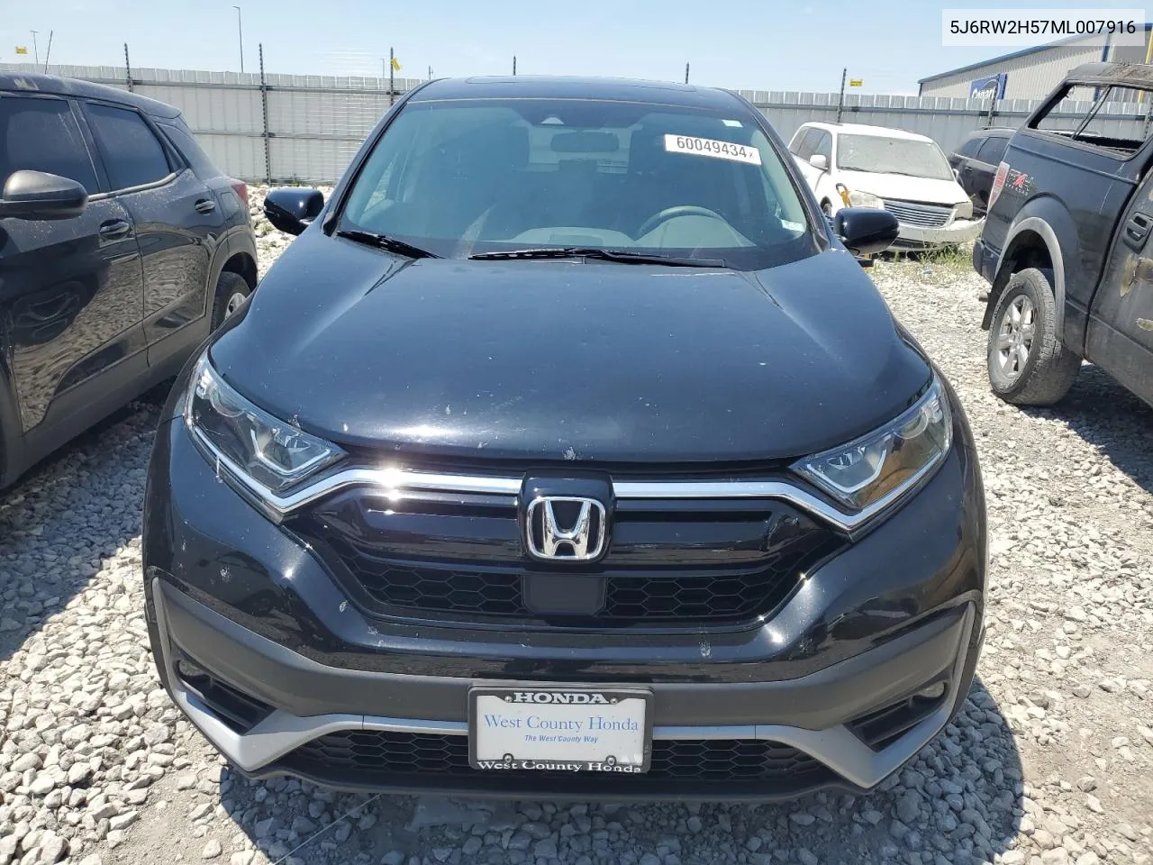 2021 Honda Cr-V Ex VIN: 5J6RW2H57ML007916 Lot: 60049434