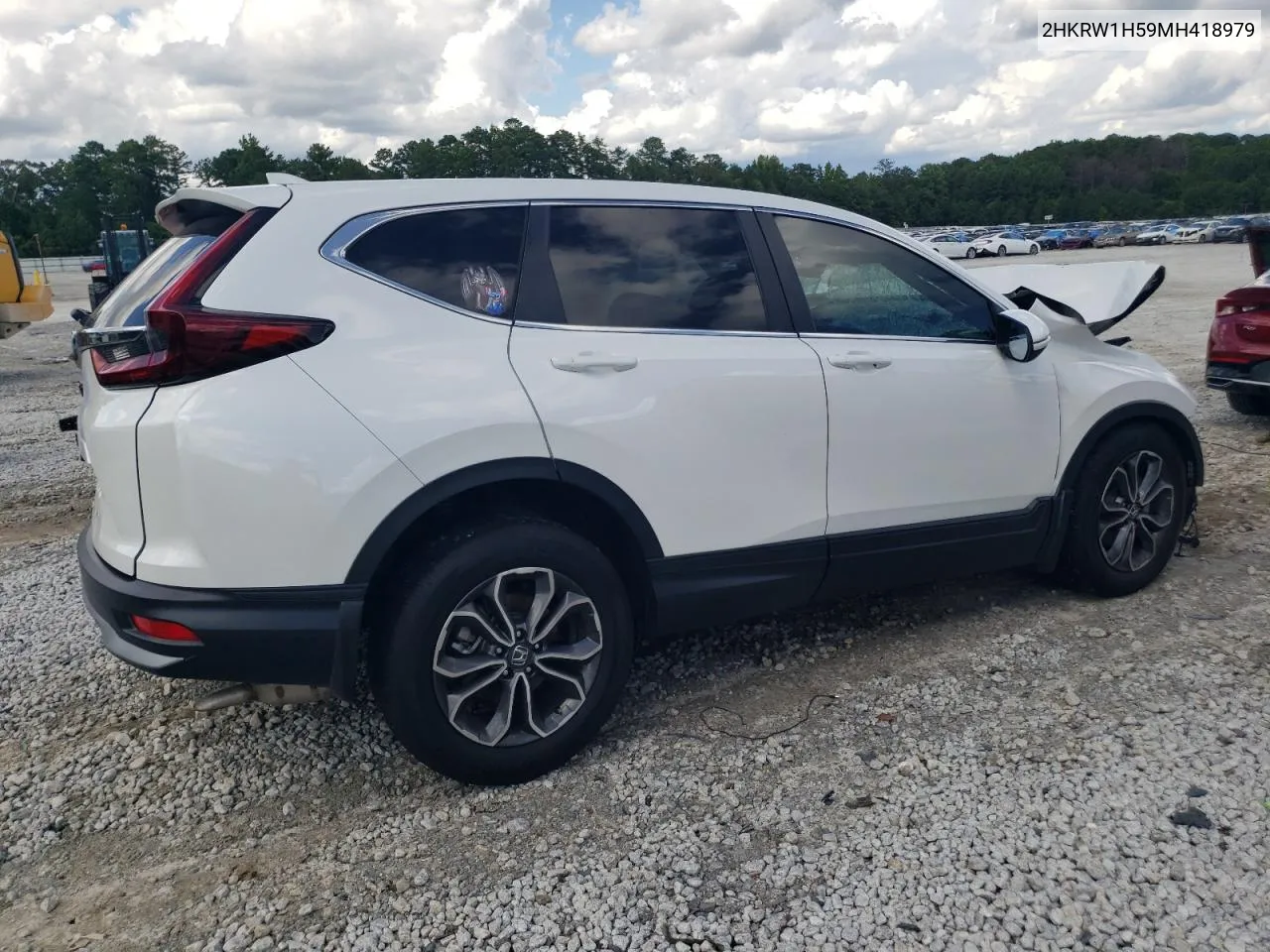 2021 Honda Cr-V Ex VIN: 2HKRW1H59MH418979 Lot: 64244954