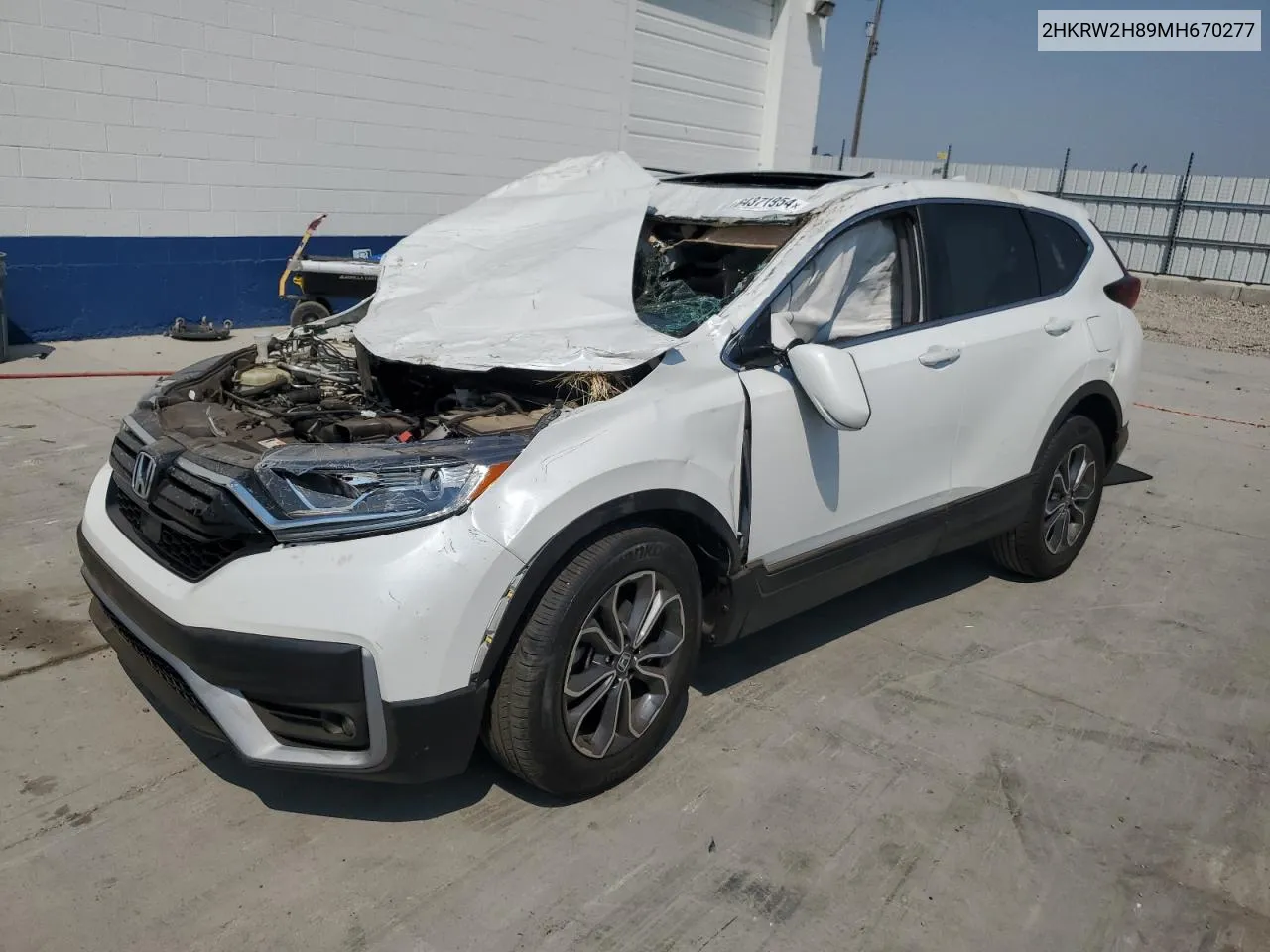 2021 Honda Cr-V Exl VIN: 2HKRW2H89MH670277 Lot: 64371954