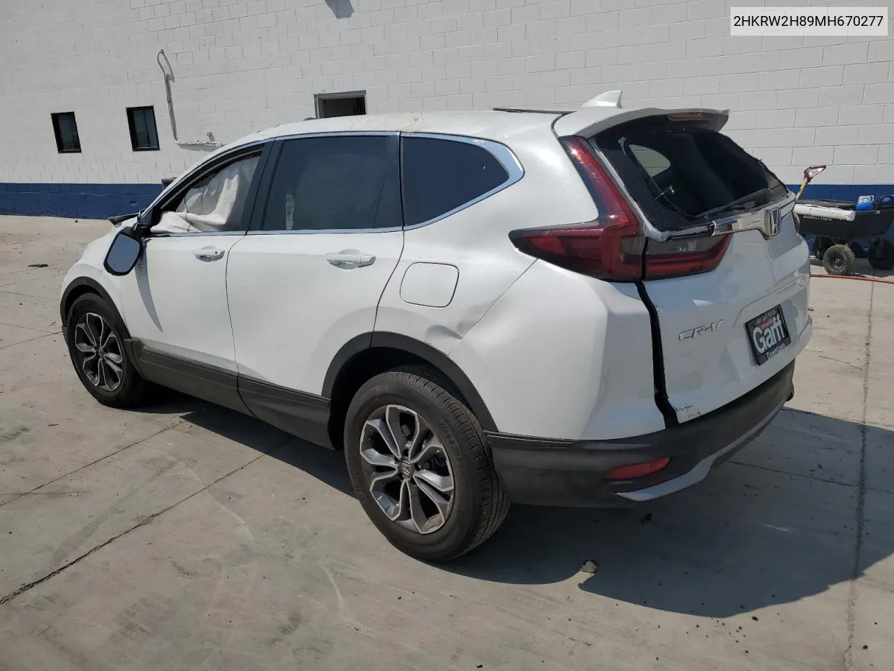 2021 Honda Cr-V Exl VIN: 2HKRW2H89MH670277 Lot: 64371954