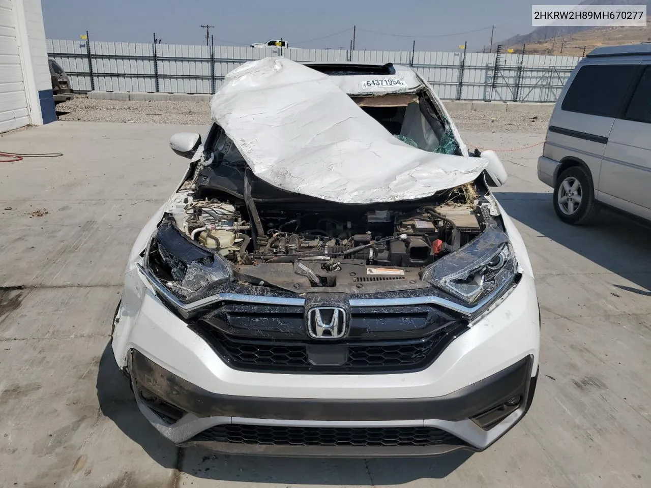 2021 Honda Cr-V Exl VIN: 2HKRW2H89MH670277 Lot: 64371954