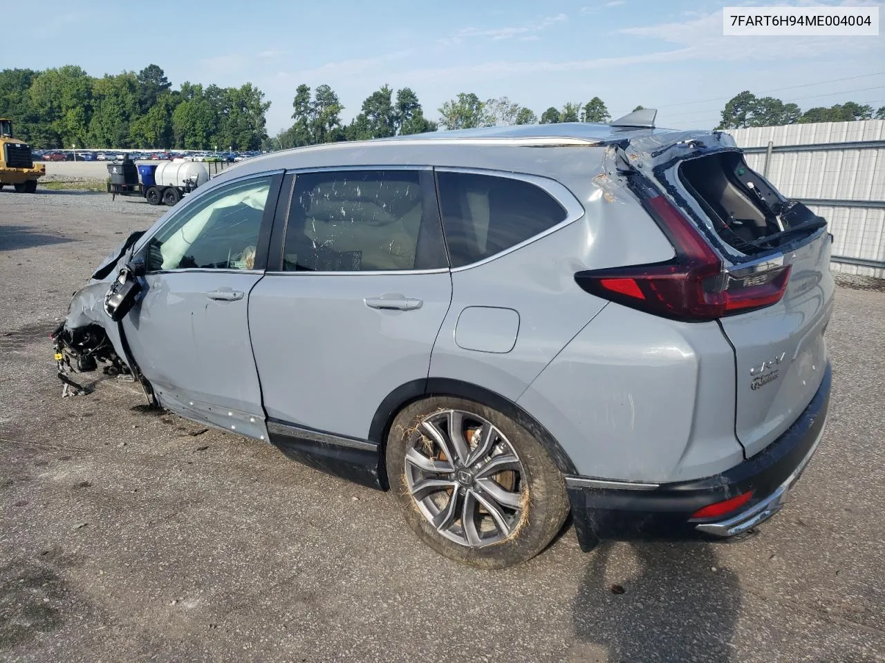 2021 Honda Cr-V Touring VIN: 7FART6H94ME004004 Lot: 64826504