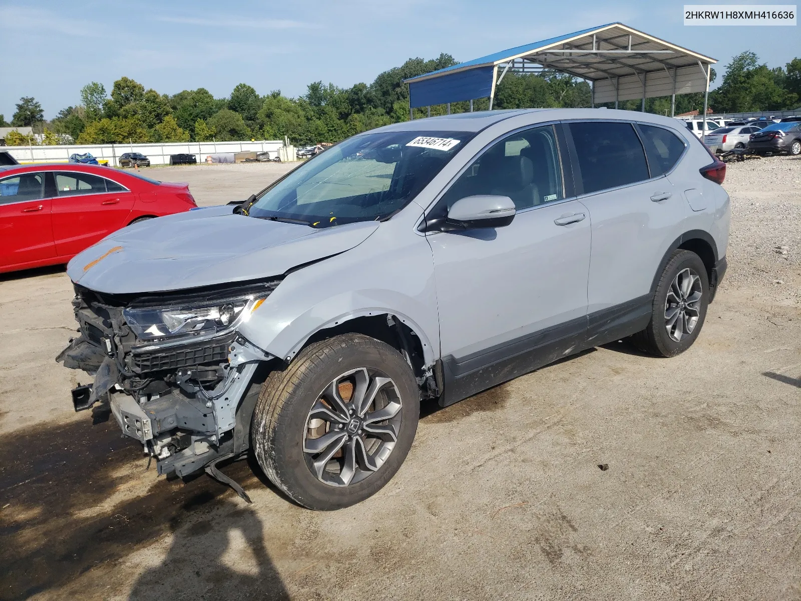 2HKRW1H8XMH416636 2021 Honda Cr-V Exl