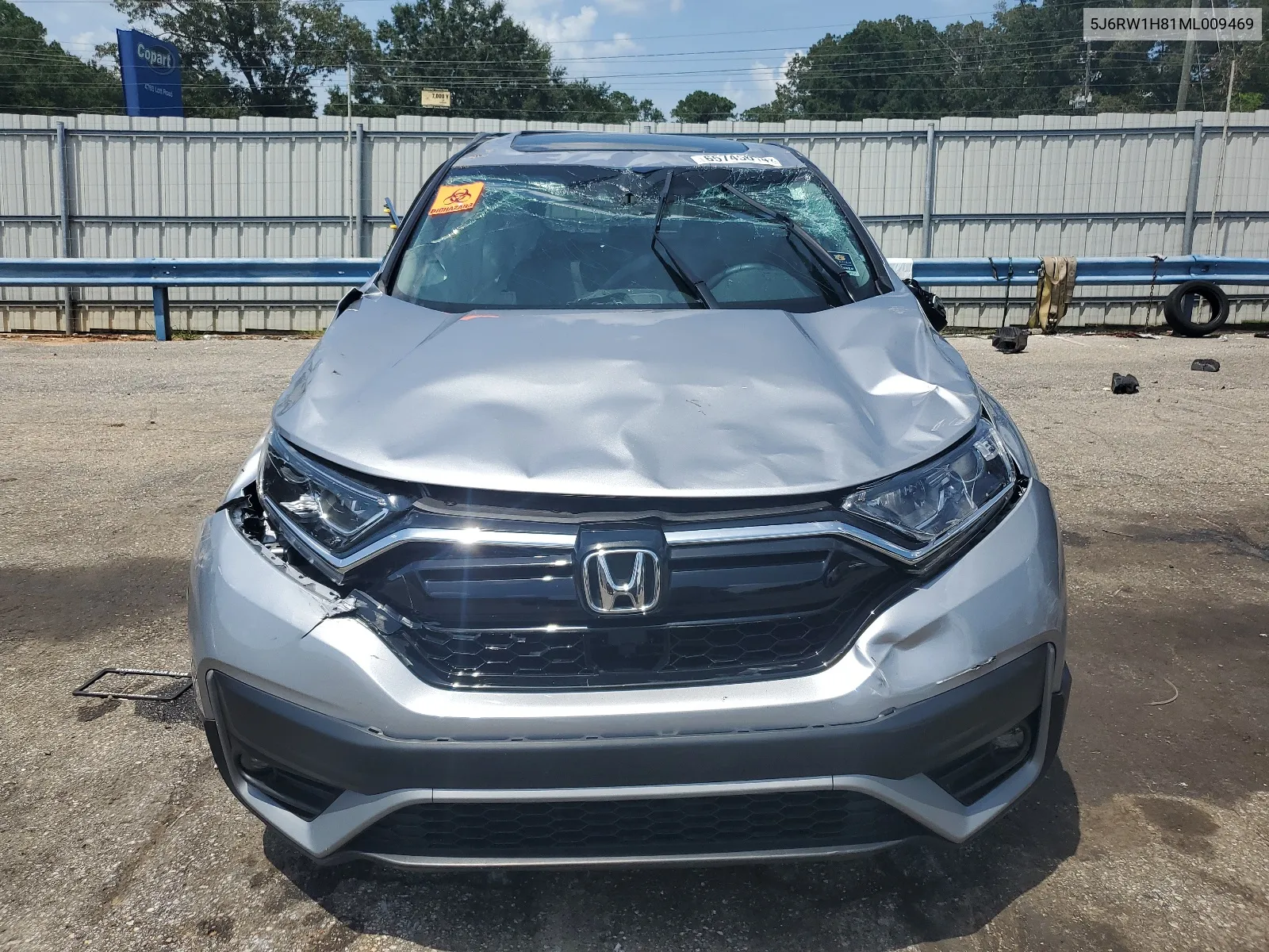 2021 Honda Cr-V Exl VIN: 5J6RW1H81ML009469 Lot: 65745614