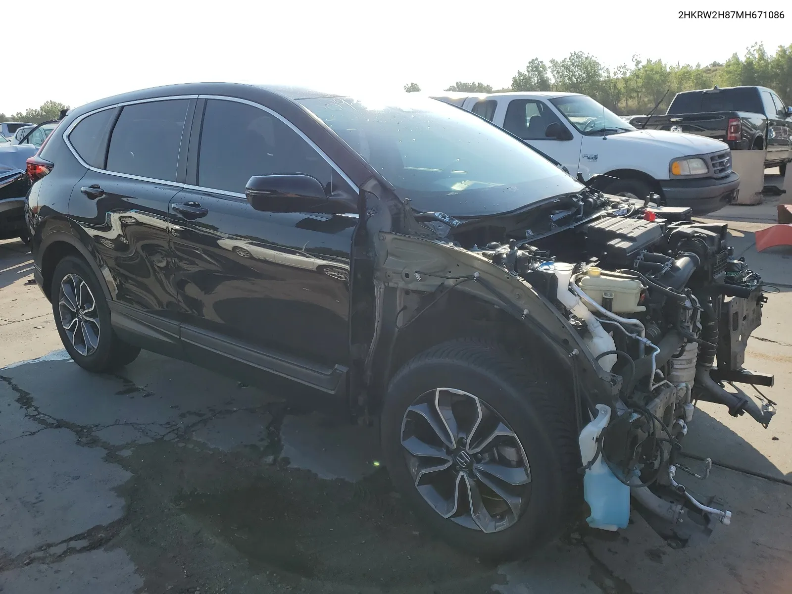 2021 Honda Cr-V Exl VIN: 2HKRW2H87MH671086 Lot: 65785064