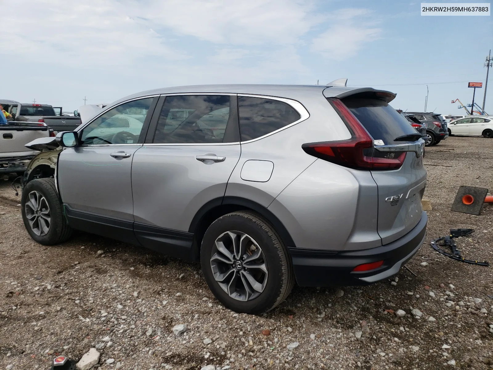 2021 Honda Cr-V Ex VIN: 2HKRW2H59MH637883 Lot: 66168504