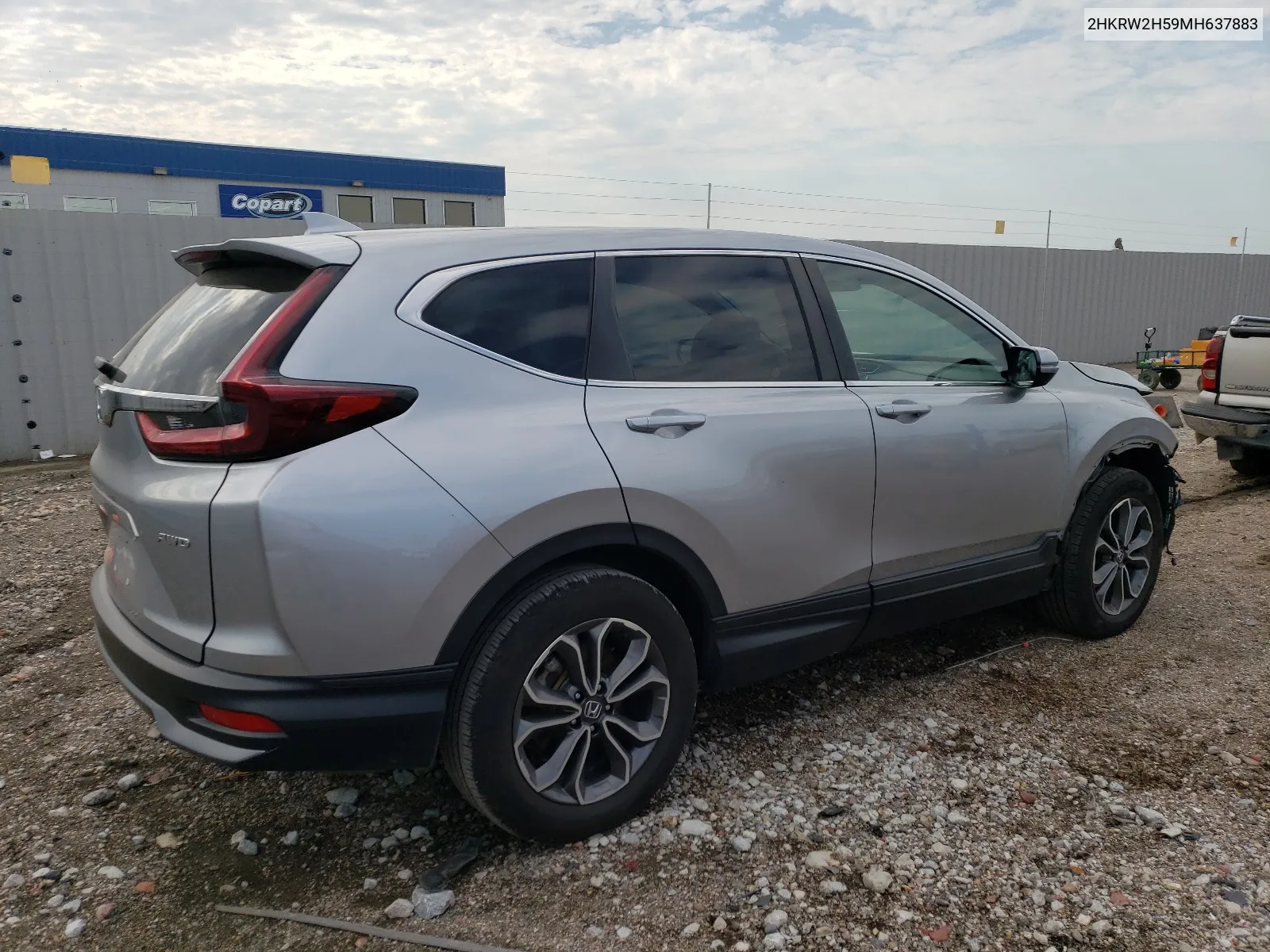 2021 Honda Cr-V Ex VIN: 2HKRW2H59MH637883 Lot: 66168504