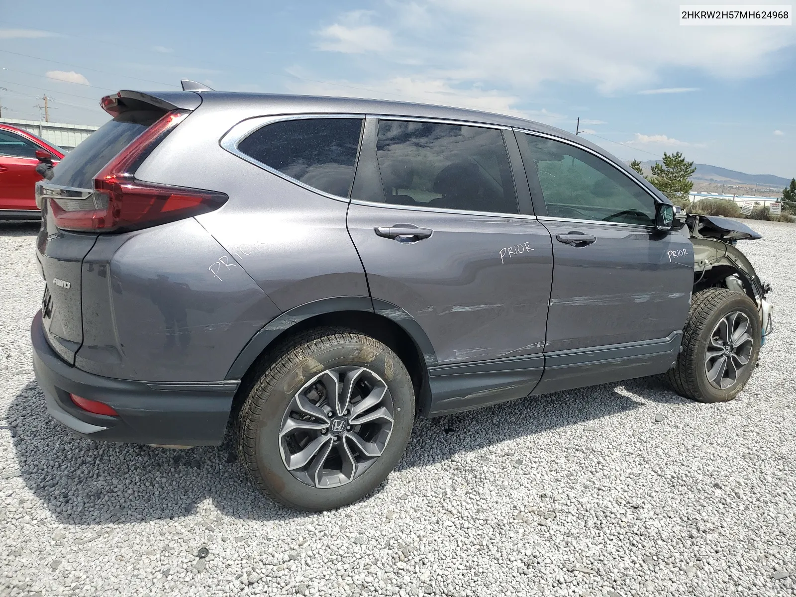 2021 Honda Cr-V Ex VIN: 2HKRW2H57MH624968 Lot: 66436654