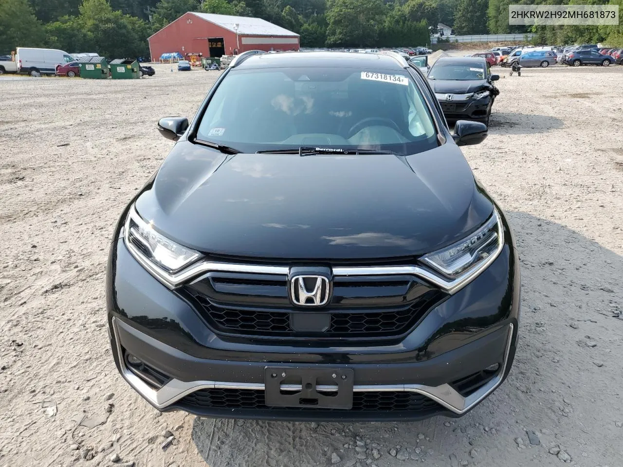 2021 Honda Cr-V Touring VIN: 2HKRW2H92MH681873 Lot: 67318134