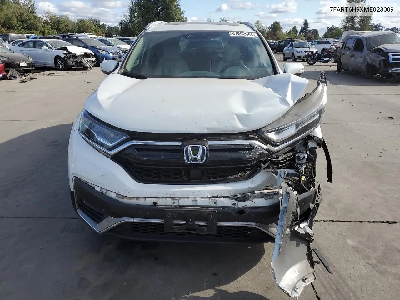 2021 Honda Cr-V Touring VIN: 7FART6H9XME023009 Lot: 67602944