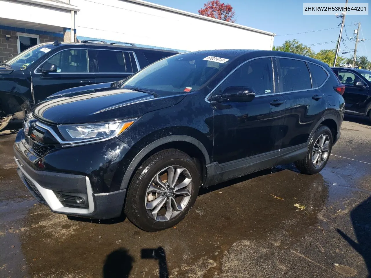 2021 Honda Cr-V Ex VIN: 2HKRW2H53MH644201 Lot: 68025014