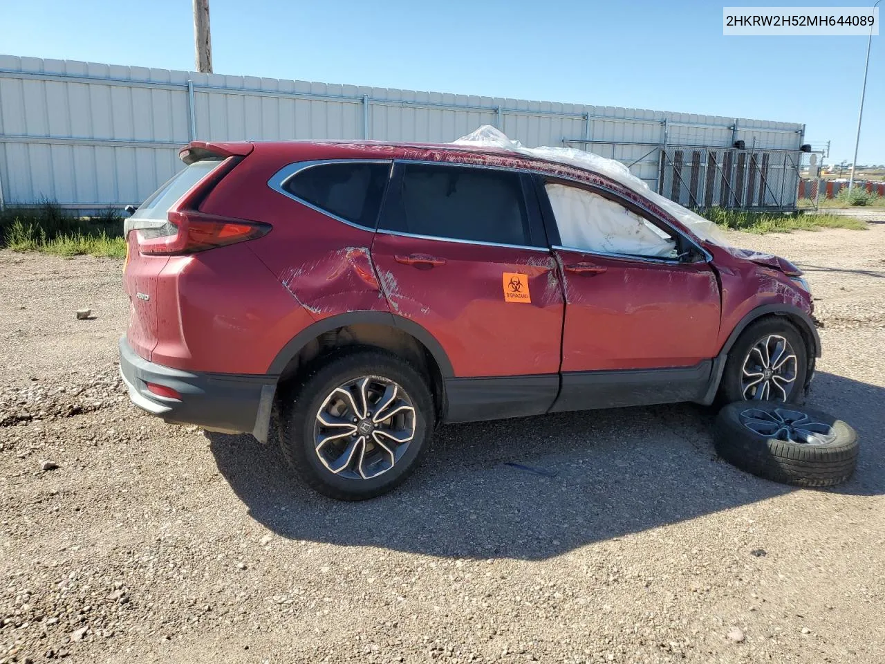 2HKRW2H52MH644089 2021 Honda Cr-V Ex