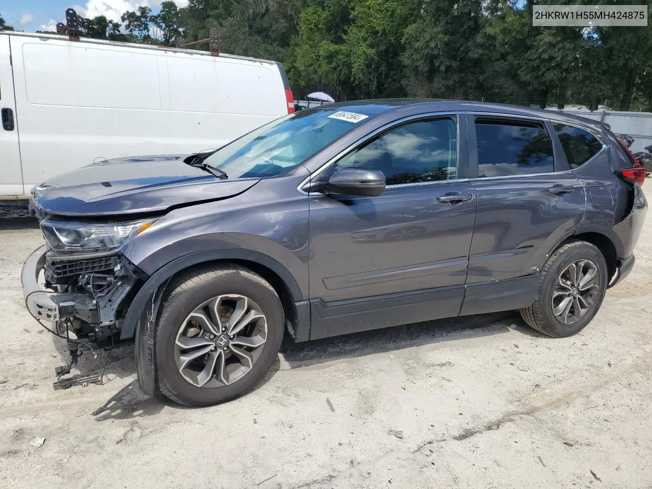 2HKRW1H55MH424875 2021 Honda Cr-V Ex