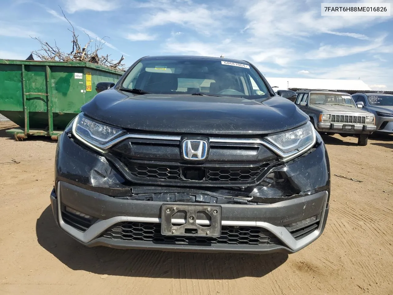 2021 Honda Cr-V Exl VIN: 7FART6H88ME016826 Lot: 68681064