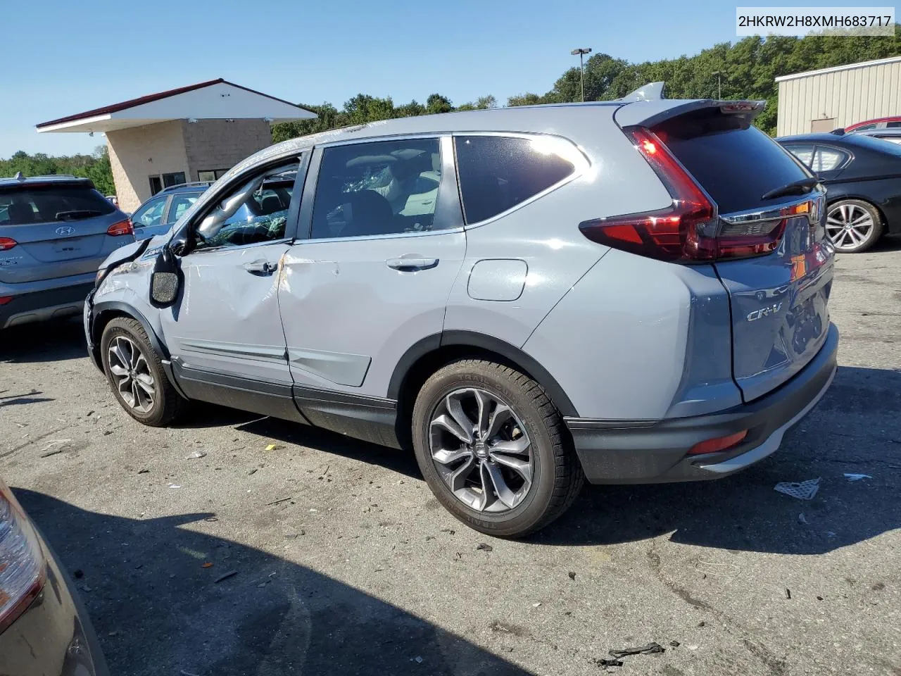 2021 Honda Cr-V Exl VIN: 2HKRW2H8XMH683717 Lot: 69184514