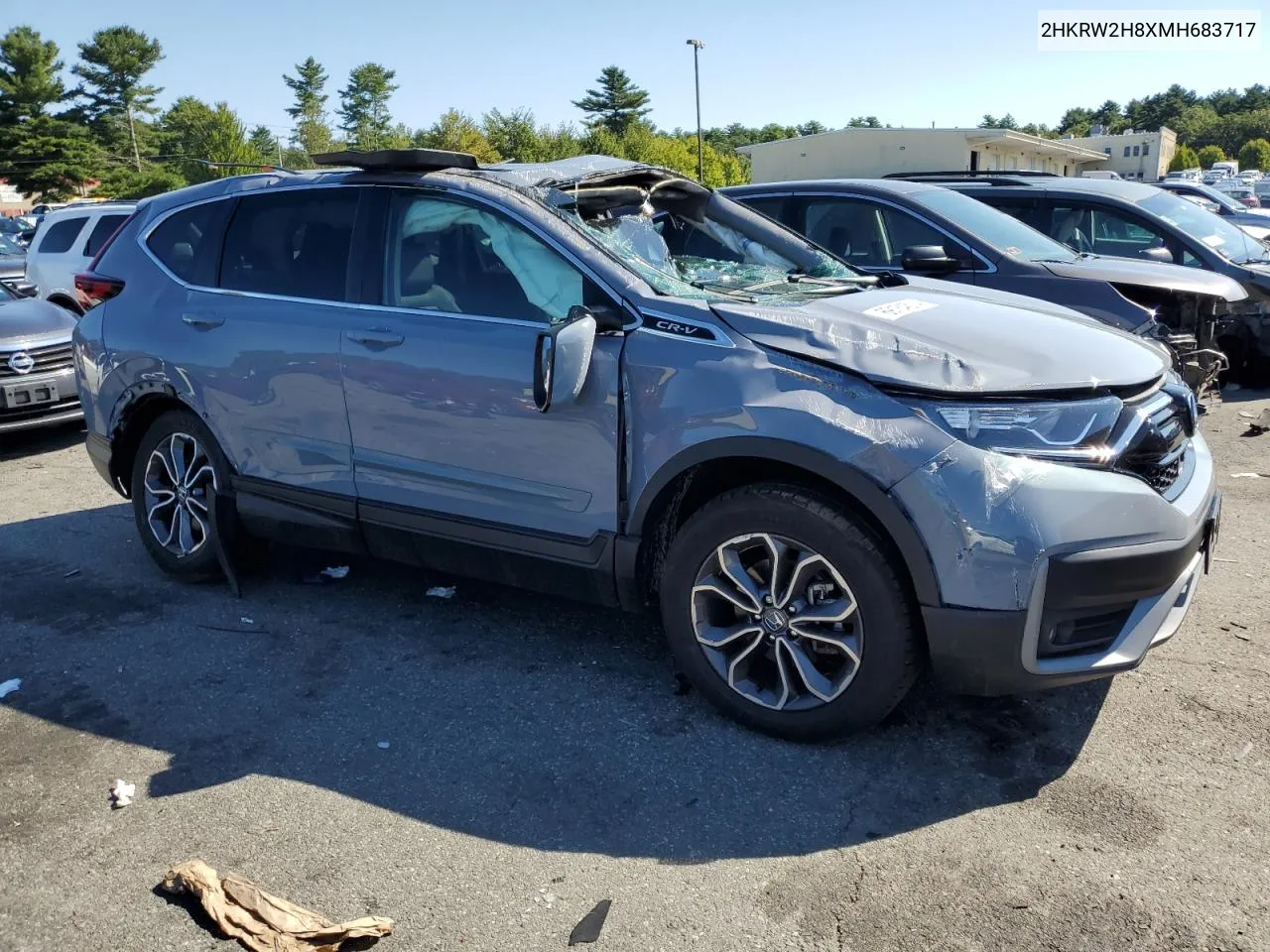 2HKRW2H8XMH683717 2021 Honda Cr-V Exl