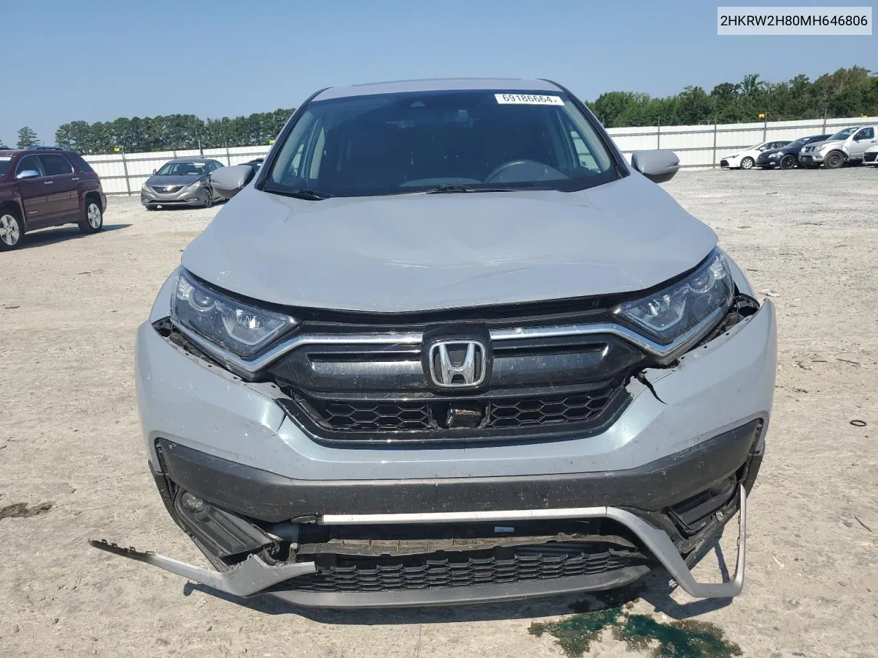 2021 Honda Cr-V Exl VIN: 2HKRW2H80MH646806 Lot: 69186664