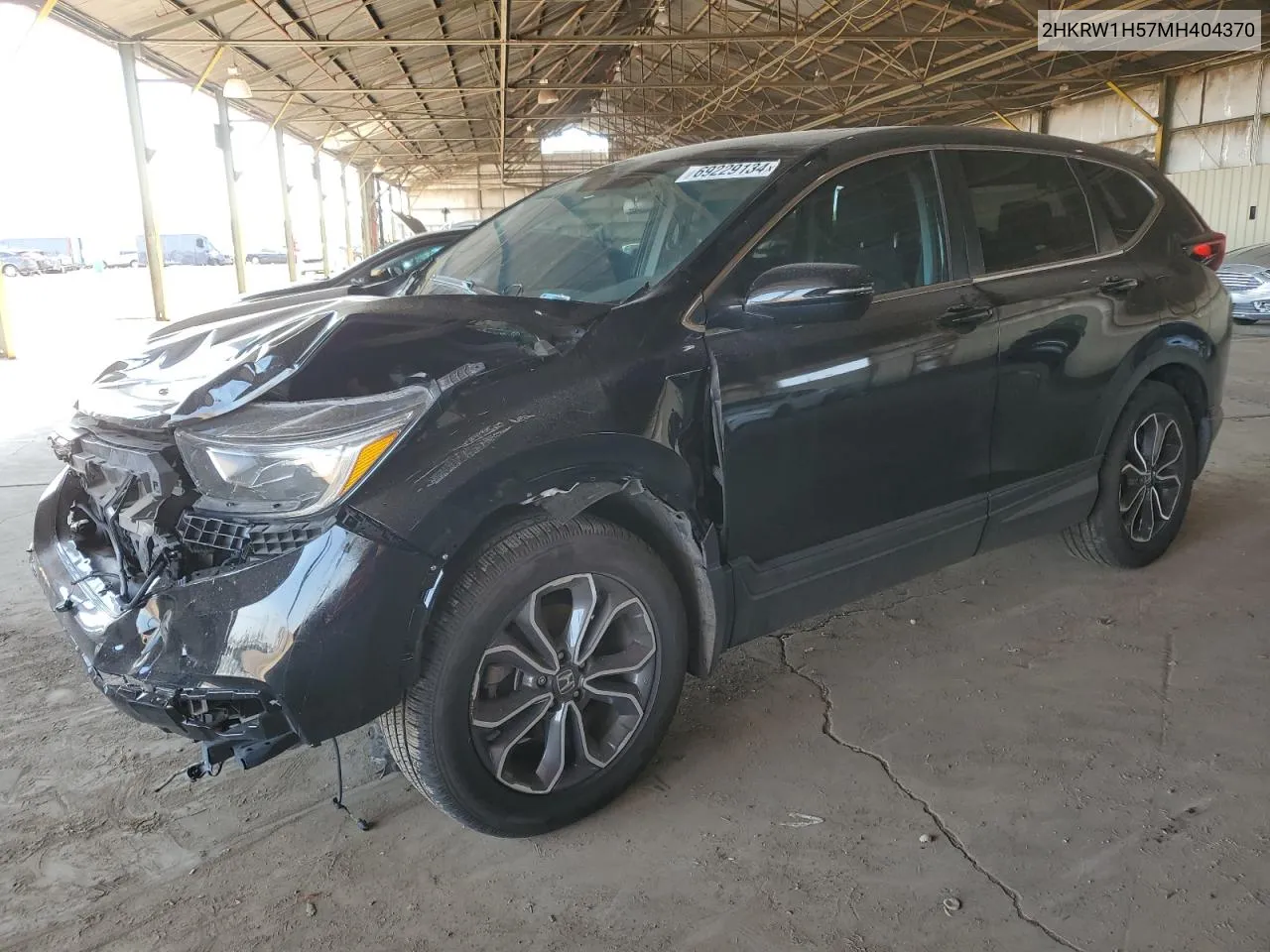 2021 Honda Cr-V Ex VIN: 2HKRW1H57MH404370 Lot: 69229134