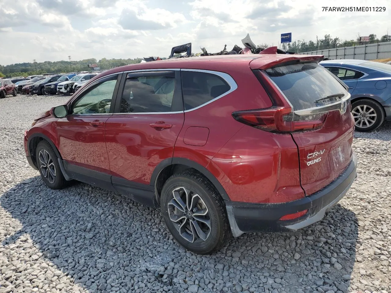 2021 Honda Cr-V Ex VIN: 7FARW2H51ME011229 Lot: 69325964