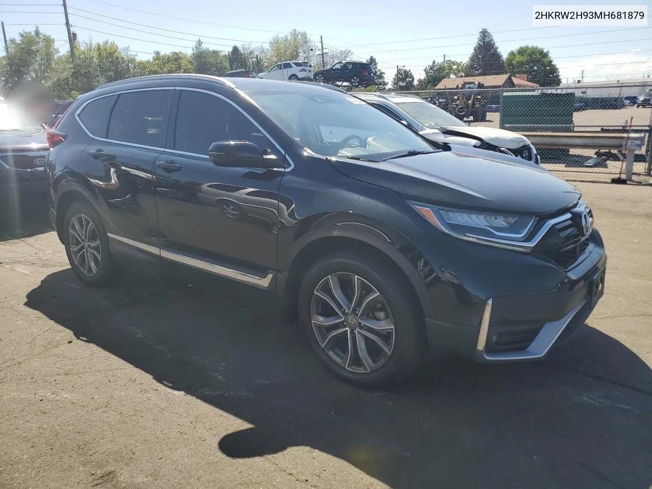 2021 Honda Cr-V Touring VIN: 2HKRW2H93MH681879 Lot: 69334534