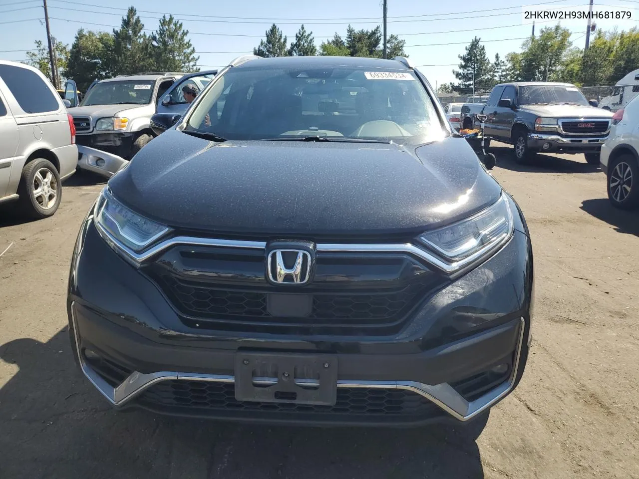 2021 Honda Cr-V Touring VIN: 2HKRW2H93MH681879 Lot: 69334534