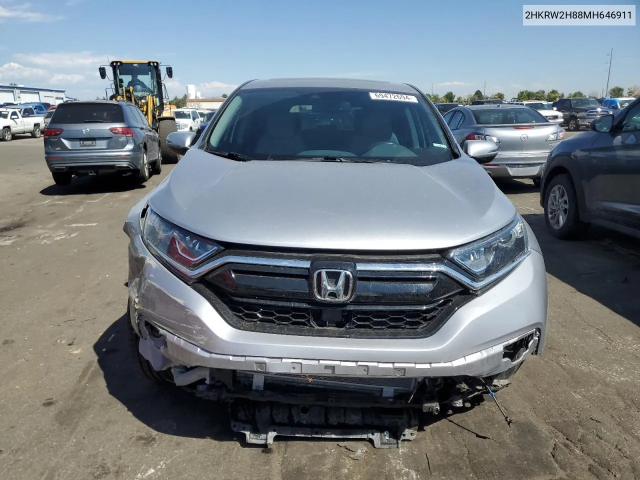 2021 Honda Cr-V Exl VIN: 2HKRW2H88MH646911 Lot: 69472694