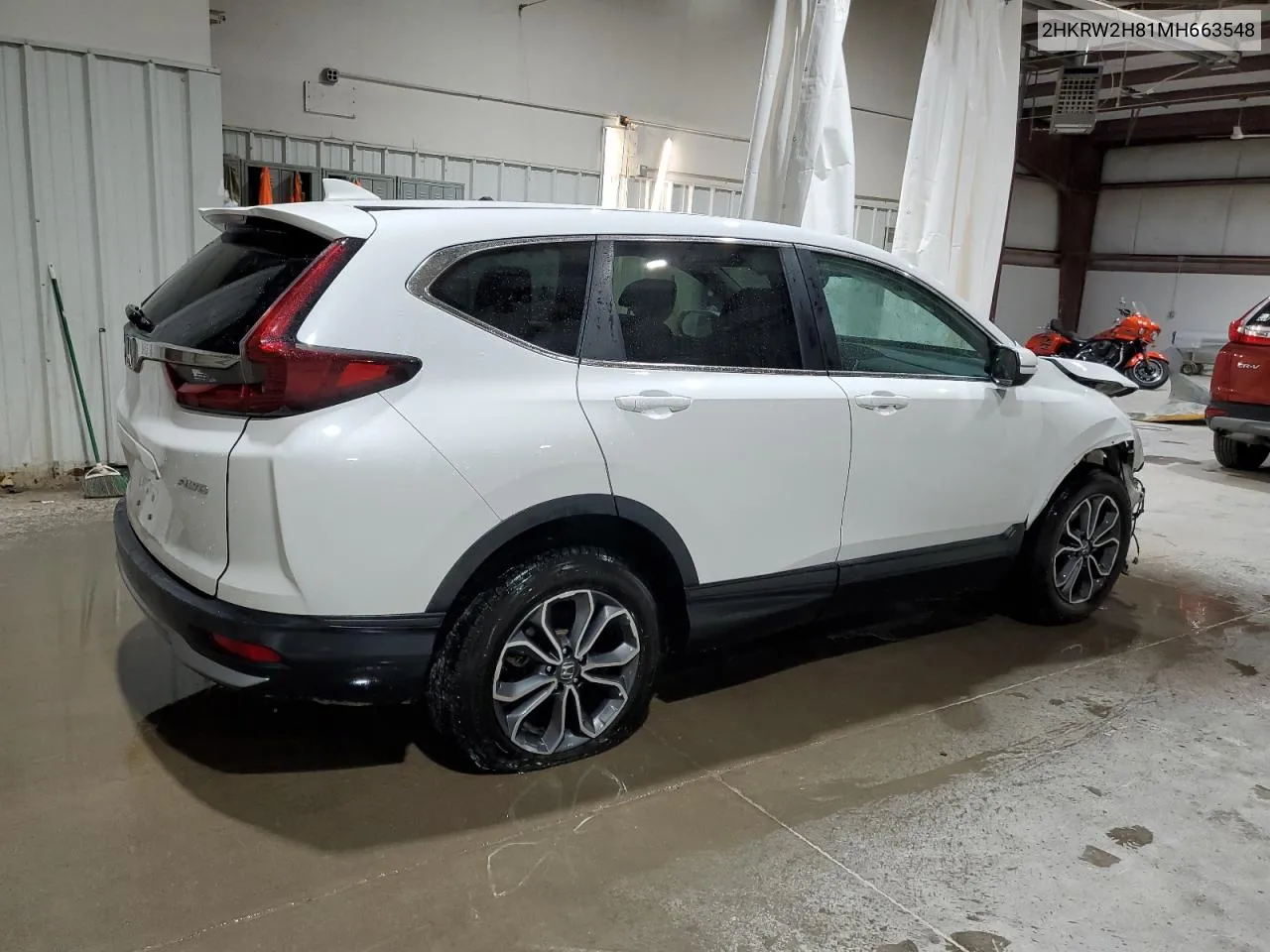 2021 Honda Cr-V Exl VIN: 2HKRW2H81MH663548 Lot: 69743104