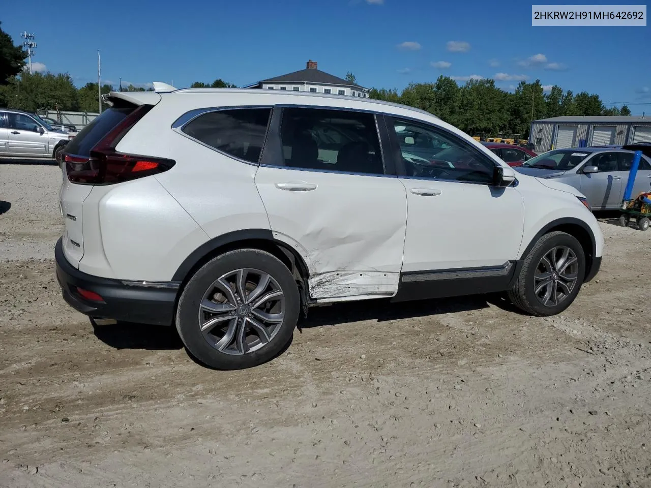 2HKRW2H91MH642692 2021 Honda Cr-V Touring