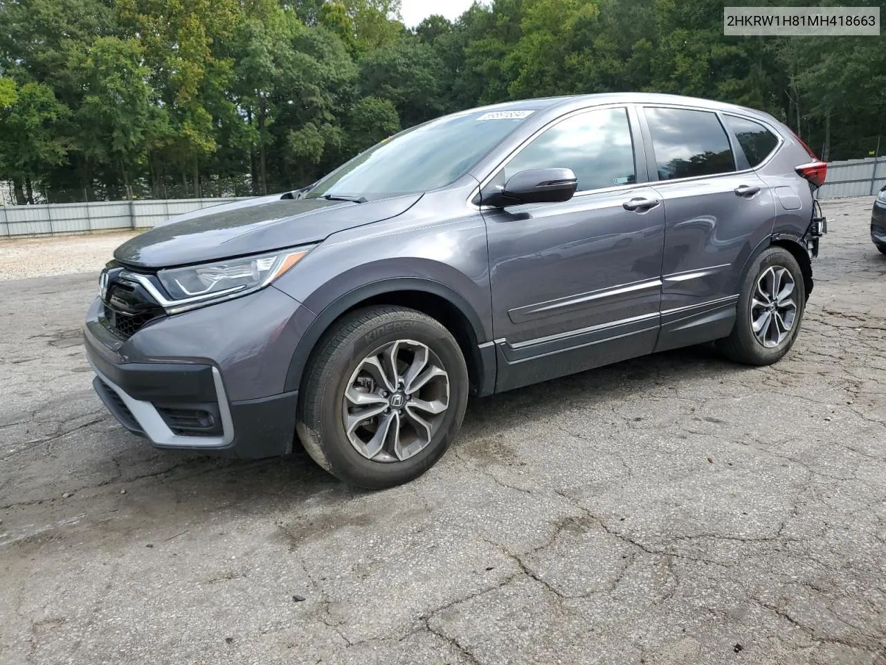 2021 Honda Cr-V Exl VIN: 2HKRW1H81MH418663 Lot: 69891834