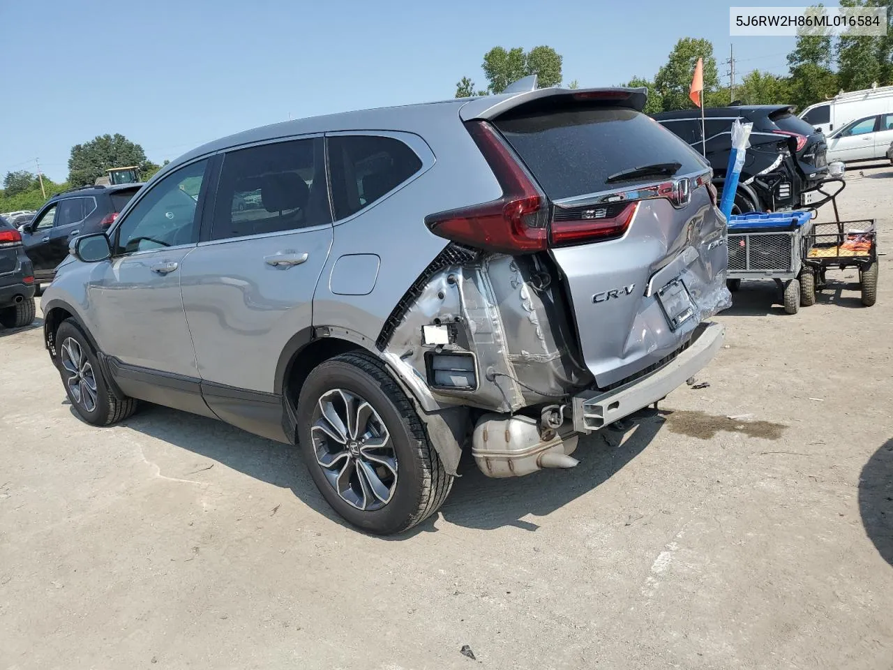 2021 Honda Cr-V Exl VIN: 5J6RW2H86ML016584 Lot: 70193244