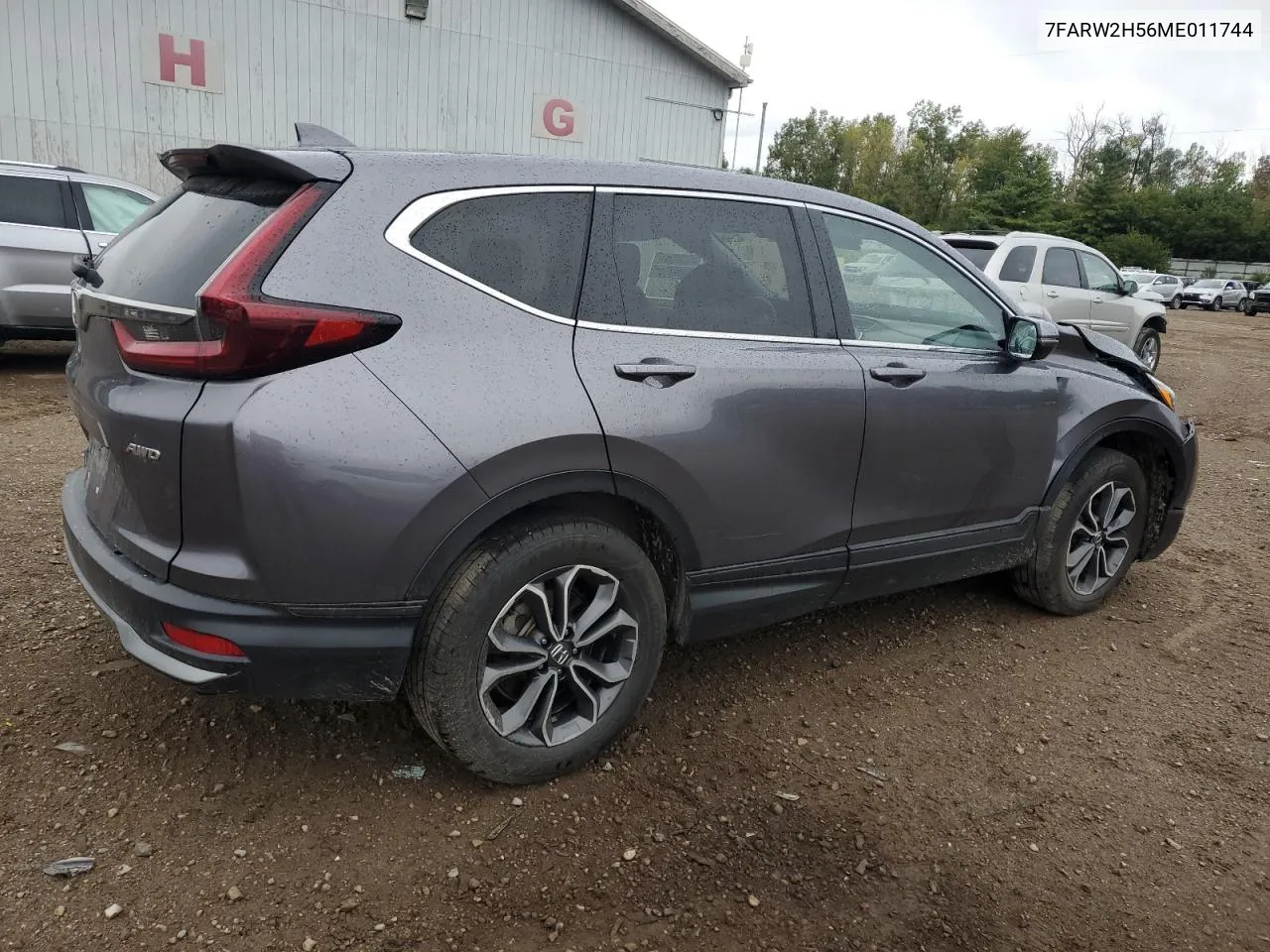 2021 Honda Cr-V Ex VIN: 7FARW2H56ME011744 Lot: 70194404