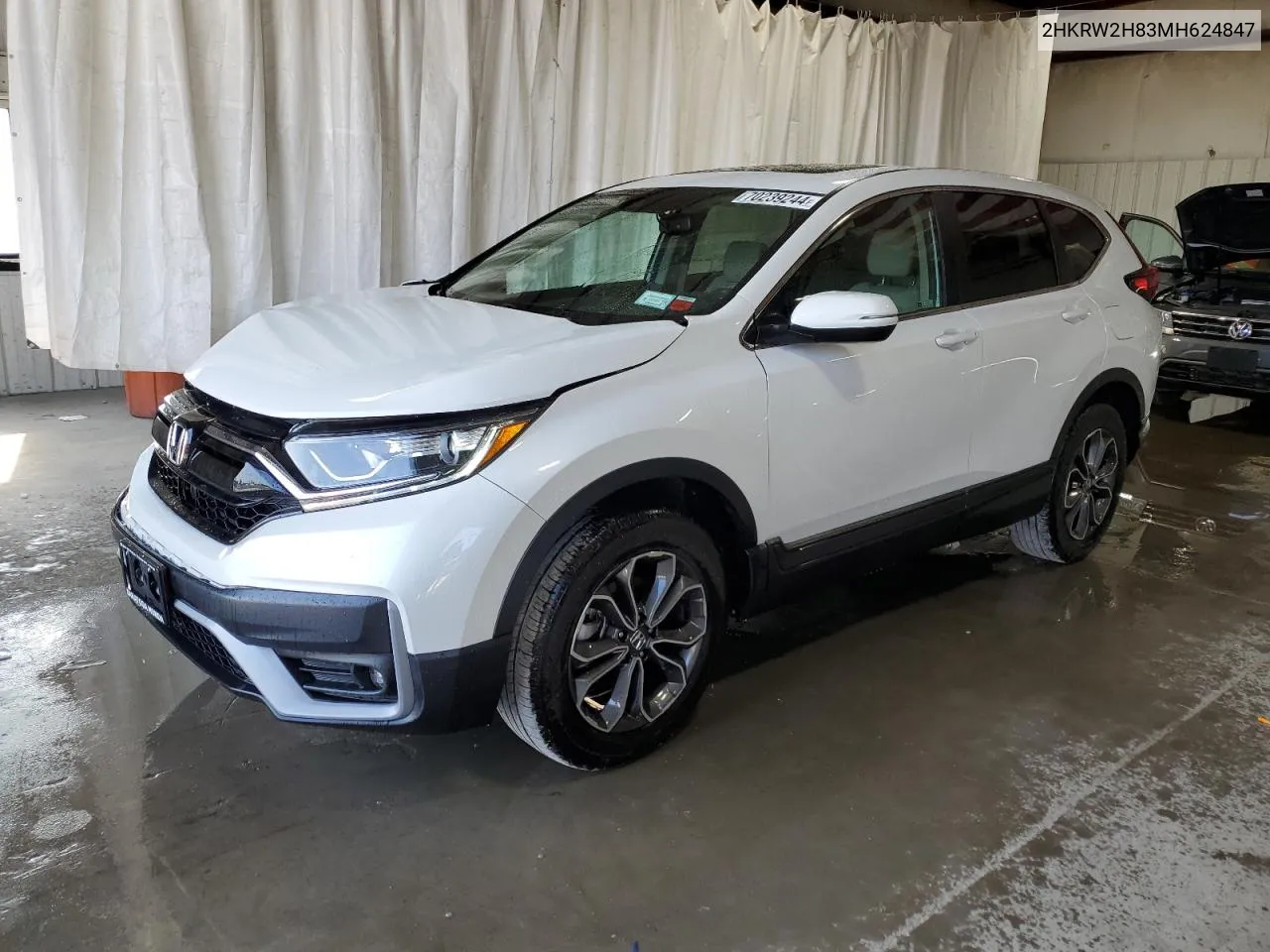 2HKRW2H83MH624847 2021 Honda Cr-V Exl