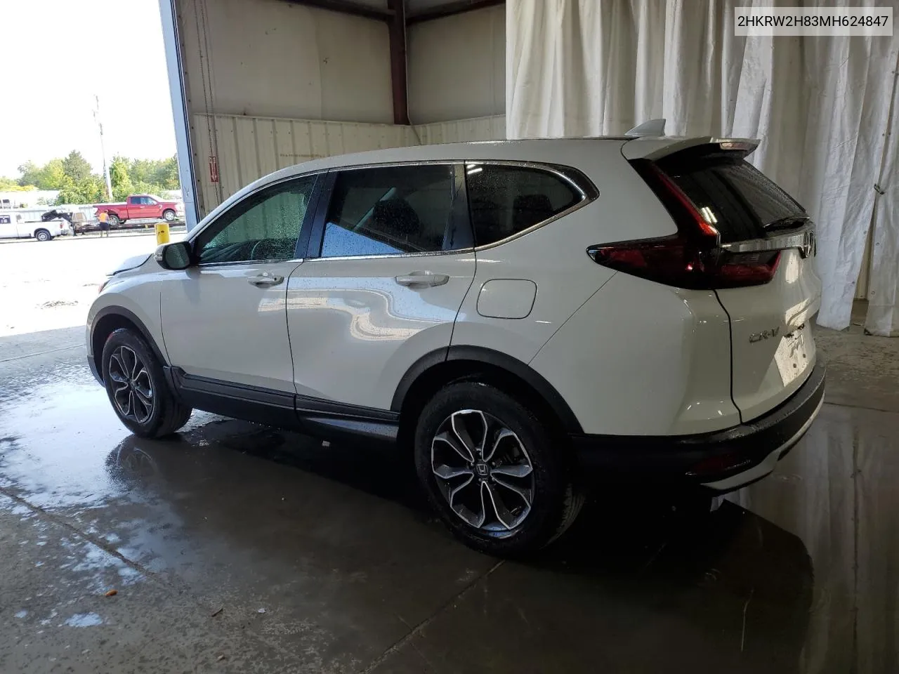 2021 Honda Cr-V Exl VIN: 2HKRW2H83MH624847 Lot: 70239244