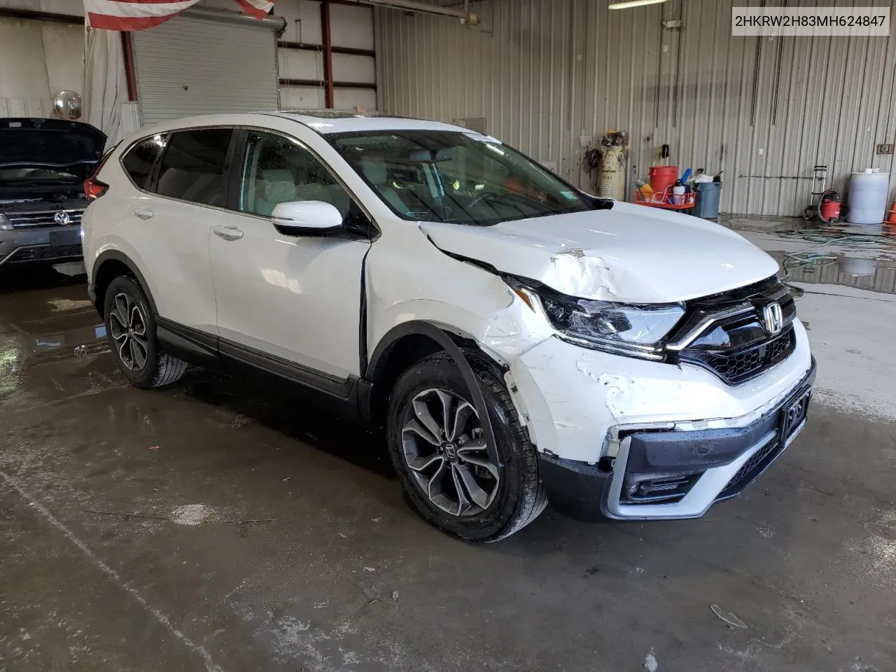 2021 Honda Cr-V Exl VIN: 2HKRW2H83MH624847 Lot: 70239244