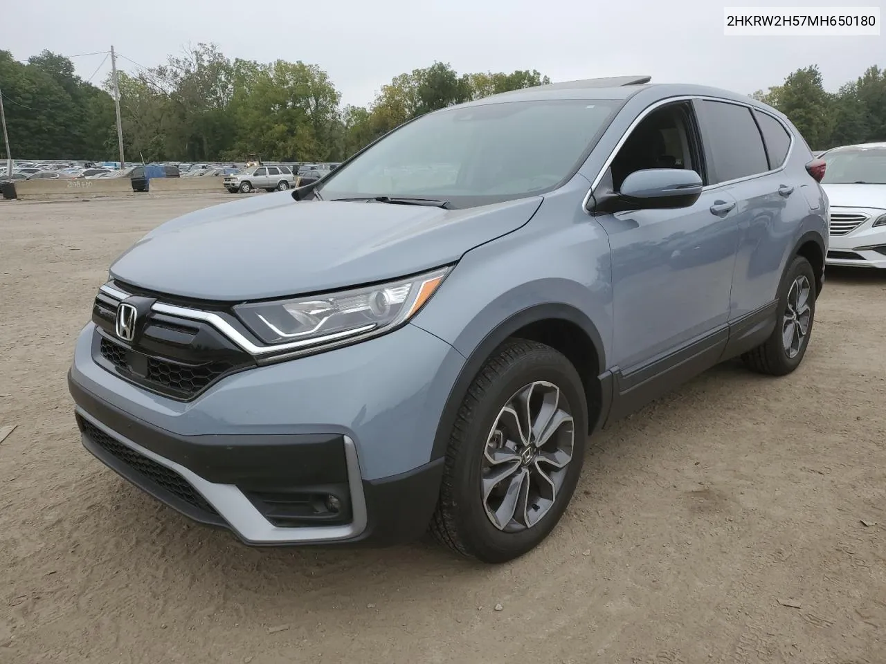 2021 Honda Cr-V Ex VIN: 2HKRW2H57MH650180 Lot: 70290664