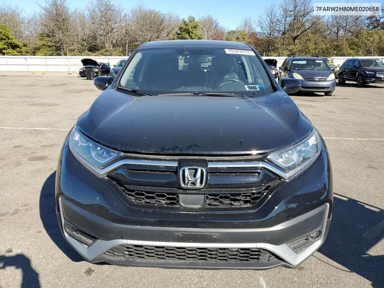 2021 Honda Cr-V Exl VIN: 7FARW2H80ME020658 Lot: 70383074