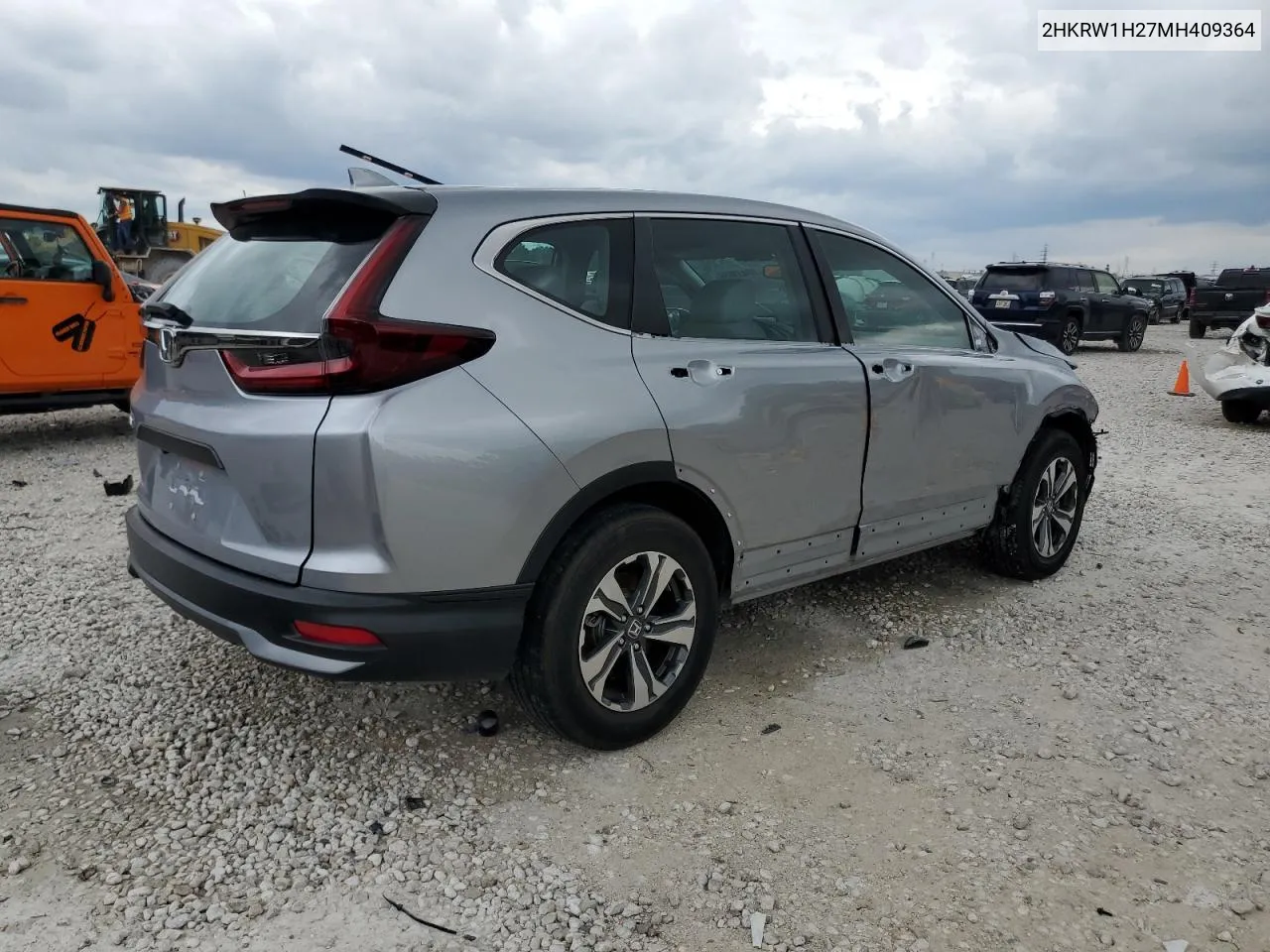 2021 Honda Cr-V Lx VIN: 2HKRW1H27MH409364 Lot: 70431094