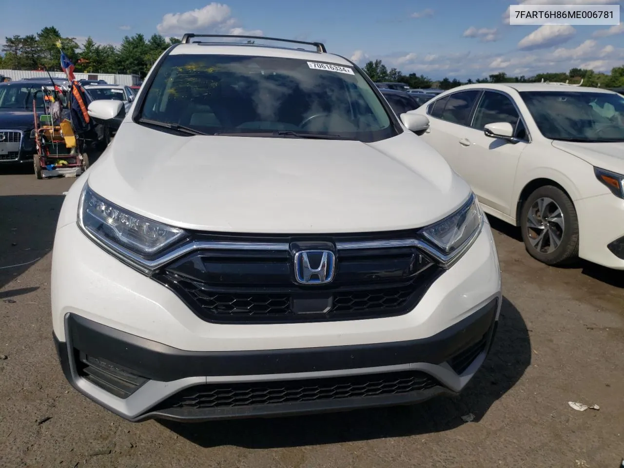 2021 Honda Cr-V Exl VIN: 7FART6H86ME006781 Lot: 70616334