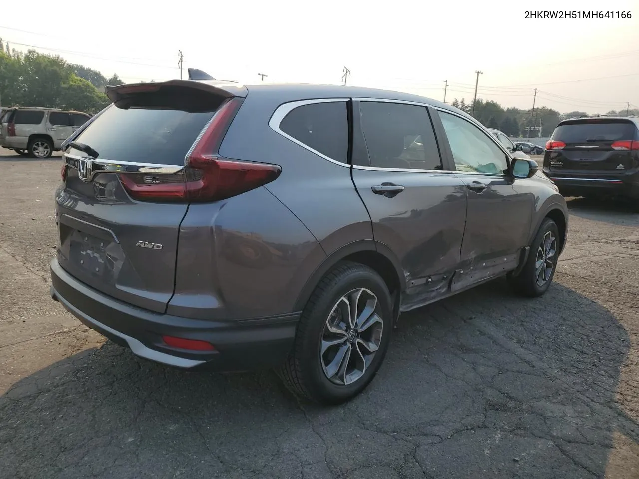 2021 Honda Cr-V Ex VIN: 2HKRW2H51MH641166 Lot: 70631274