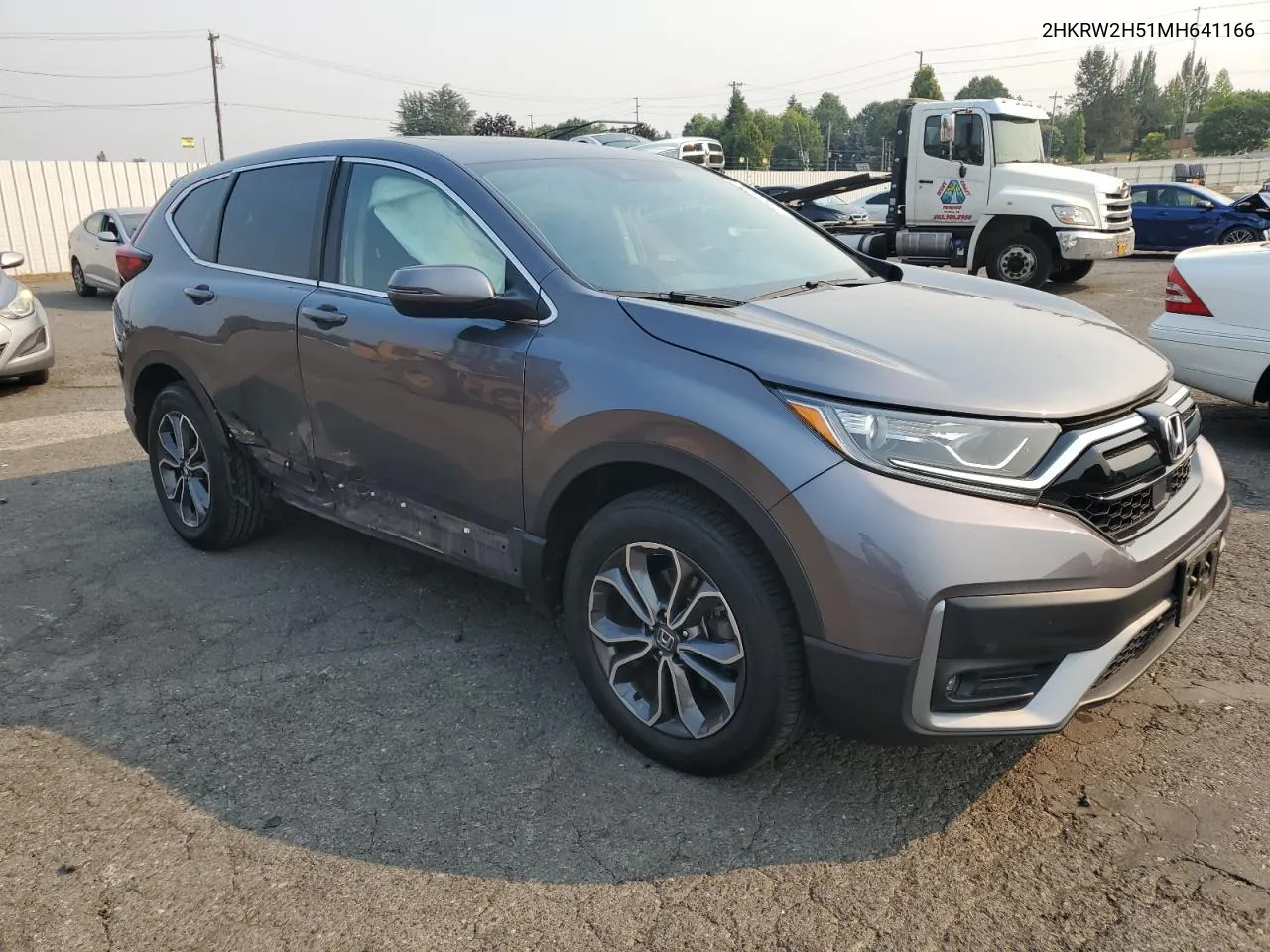 2021 Honda Cr-V Ex VIN: 2HKRW2H51MH641166 Lot: 70631274