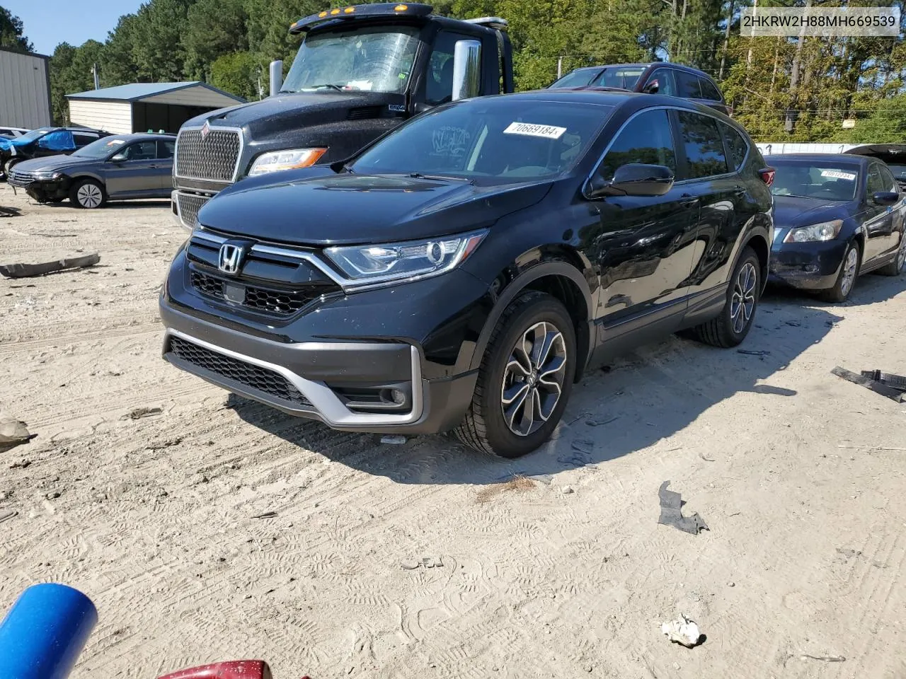 2021 Honda Cr-V Exl VIN: 2HKRW2H88MH669539 Lot: 70669184